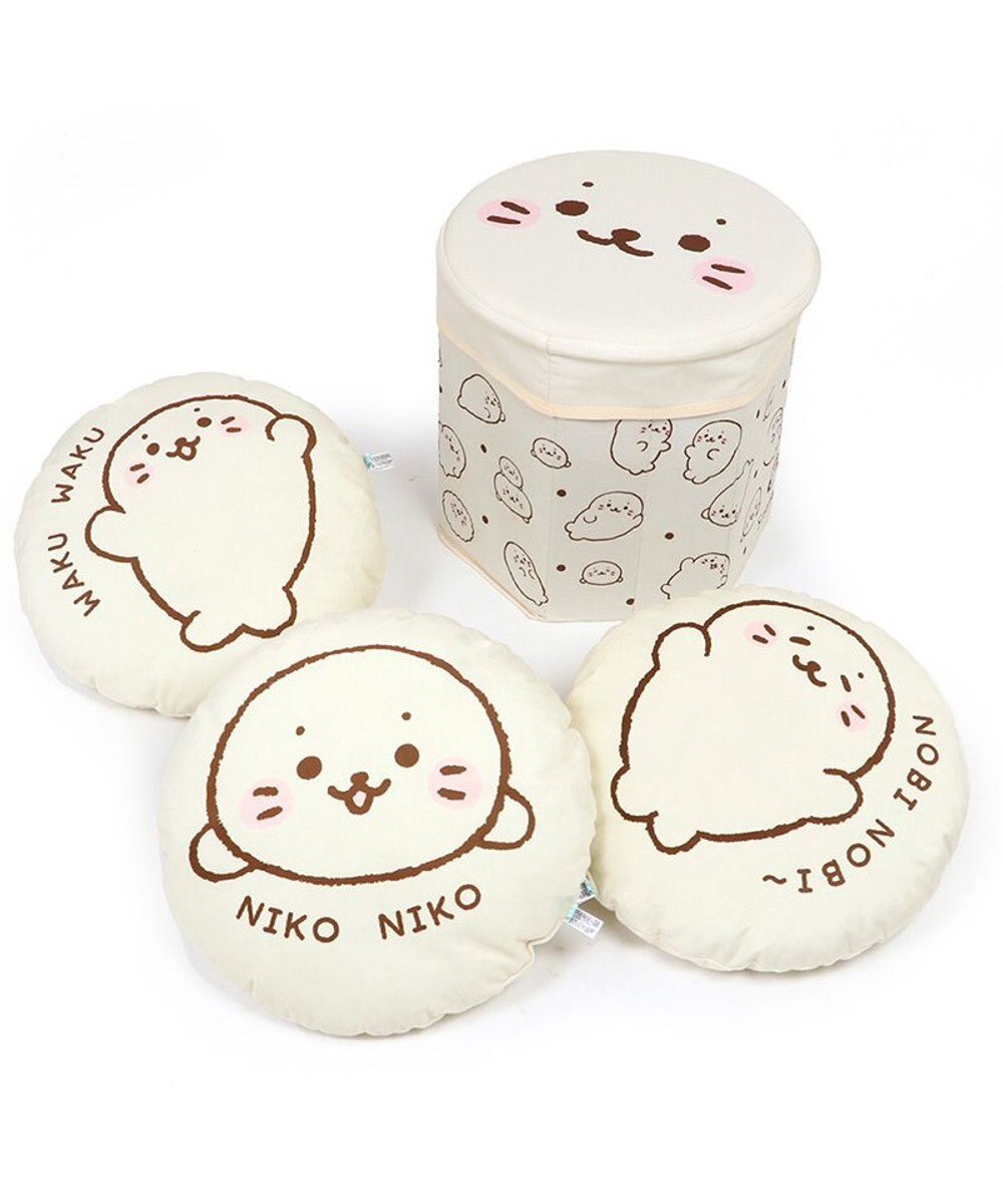 Mother garden しろたん つみつみ 収納クッション 簡易組立式 2Way 