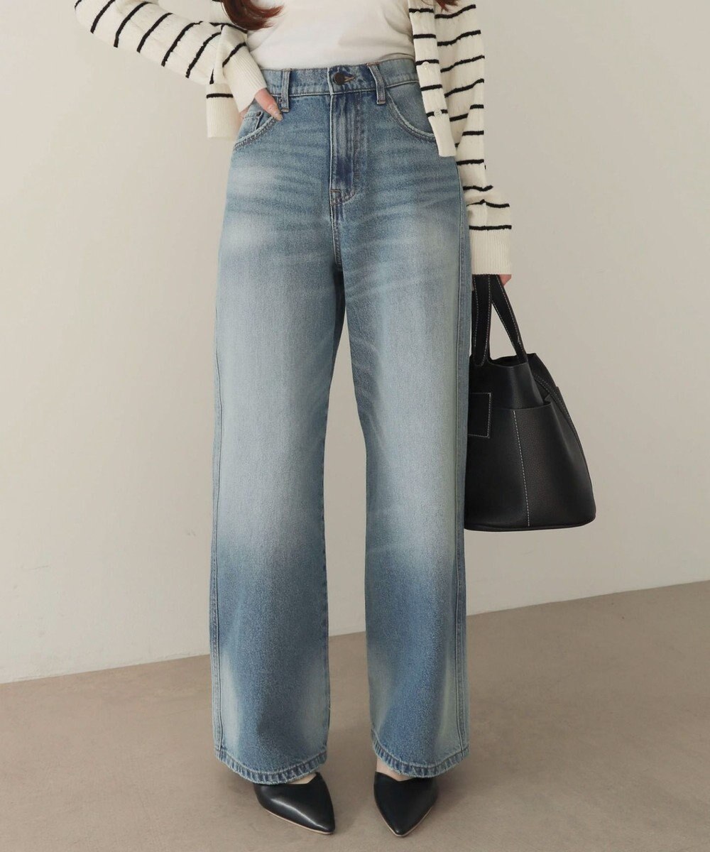 WEGO 【XS～Lサイズ展開/美脚】ストレートデニムパンツ 