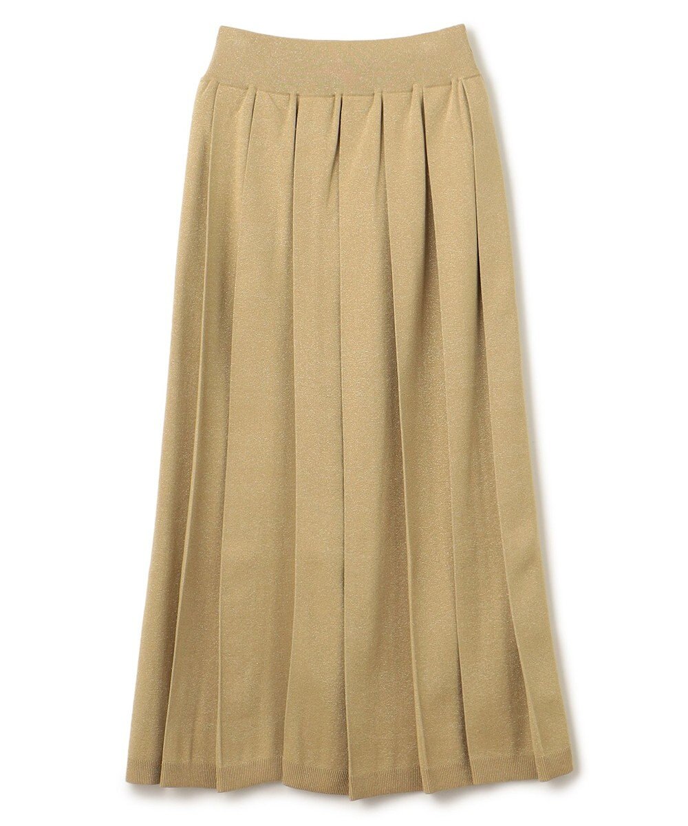 uncrave 【手洗い可】ドライタッチ ニット プリーツ スカート（uncrave WHITE） 