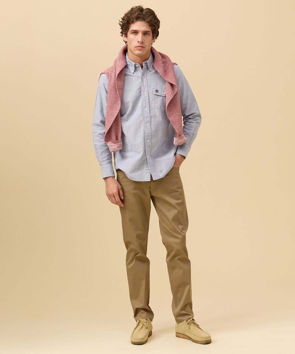 J.PRESS MEN 【KING SIZE】【IVY SHIRTS / 8色展開】オックスフォードオーバル シャツ /B.D. 