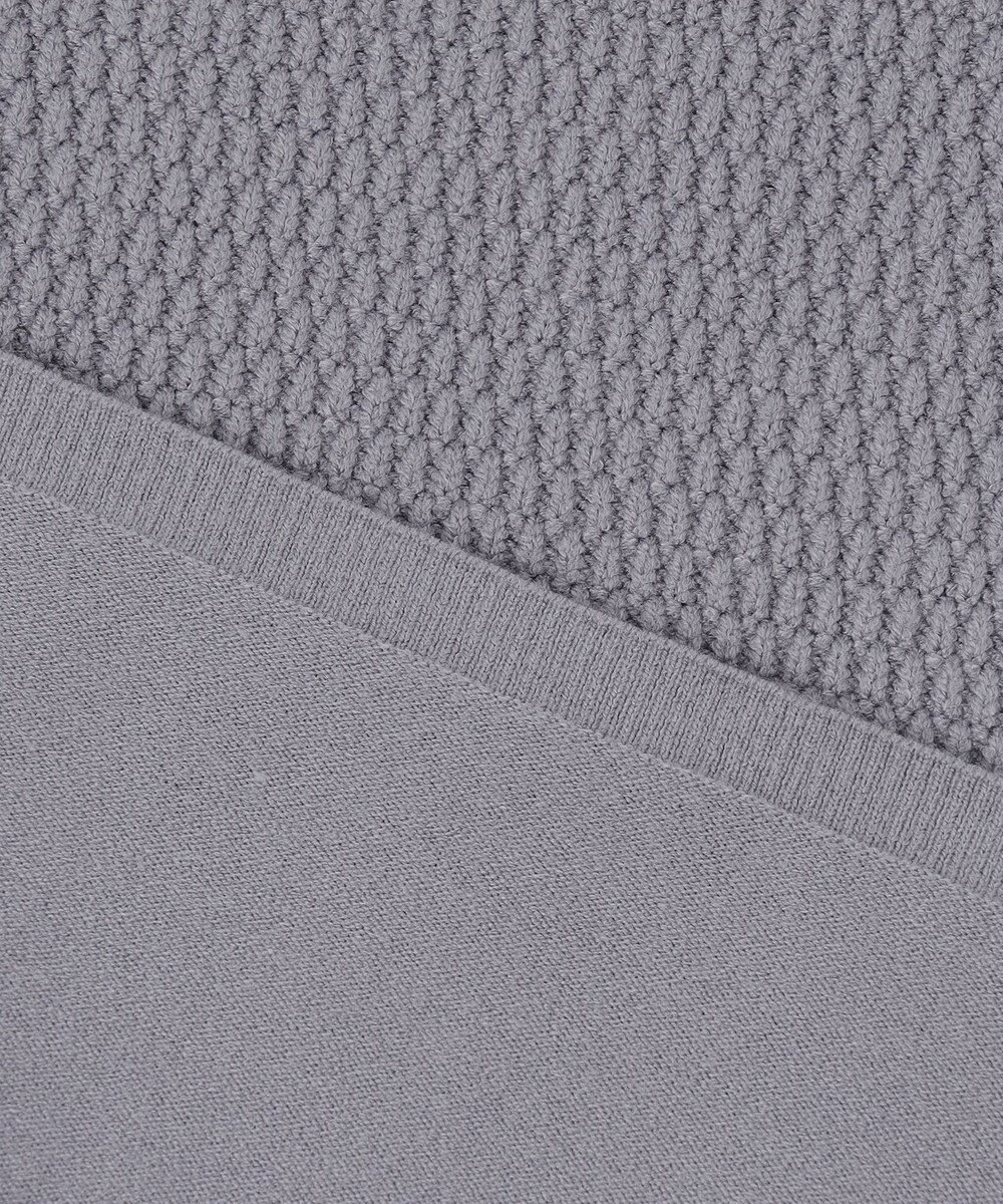 ANY SIS 【洗える】バスケット編み切替えニット ワンピース 