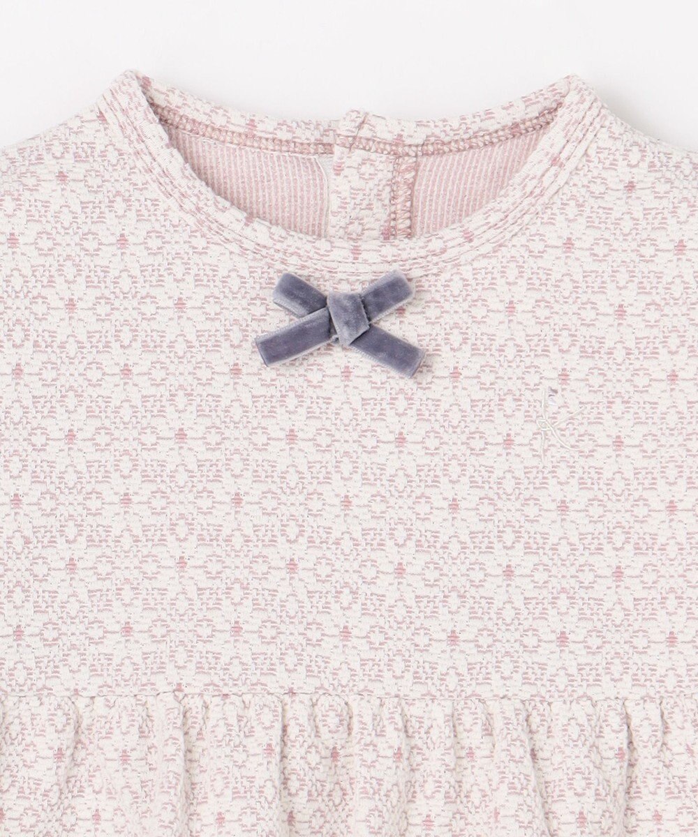 組曲 KIDS 【80-90㎝】 フロストフラワージャガード セットアップ 