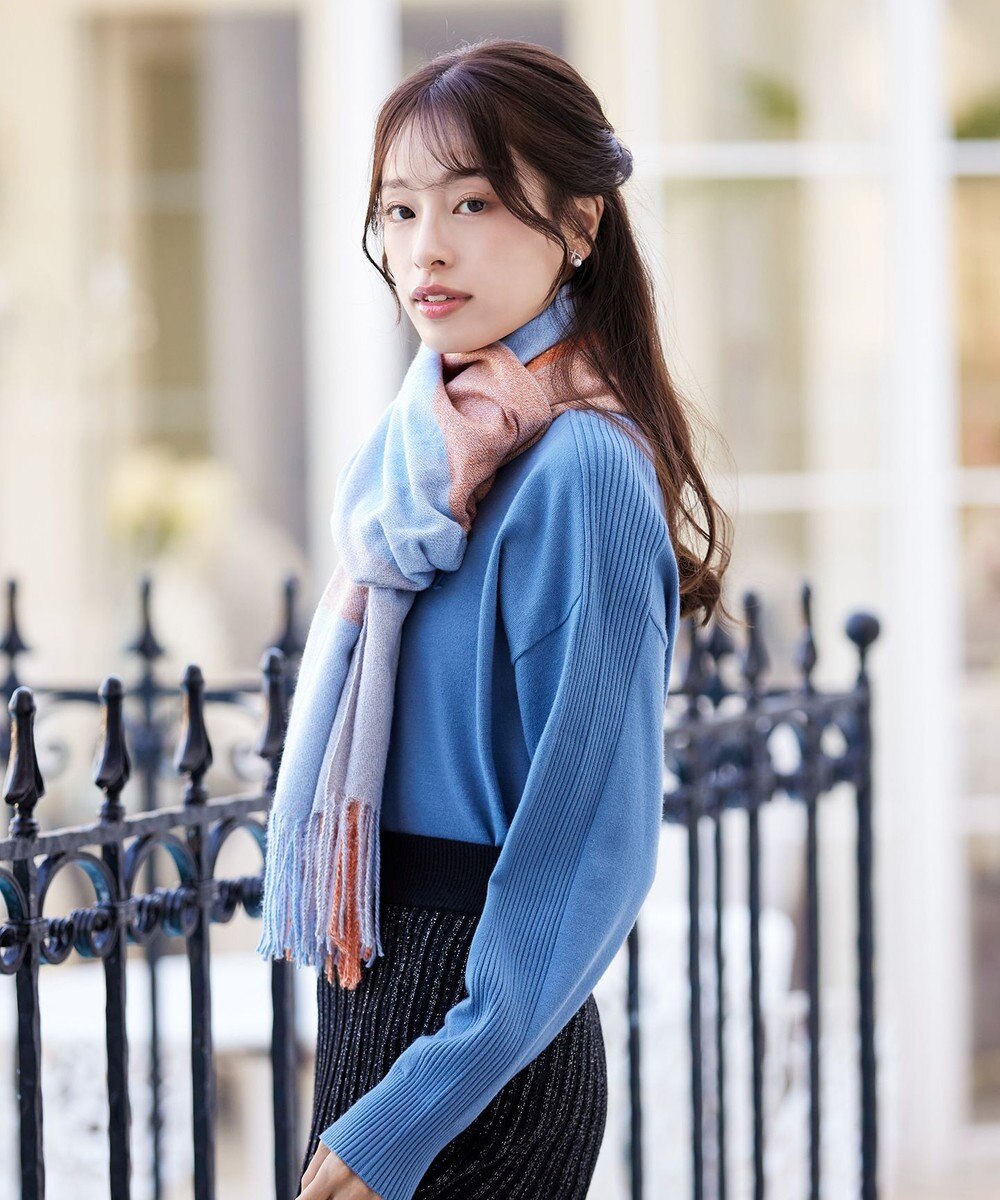 Tiaclasse 大判チェックマフラー 