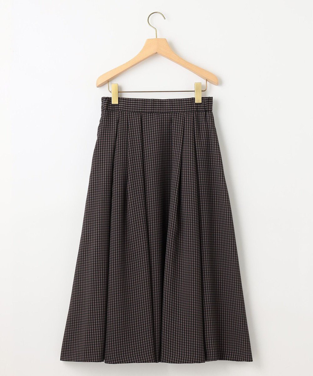 組曲 【洗える・4色展開】ウーステッドライクギャバ スカート 
