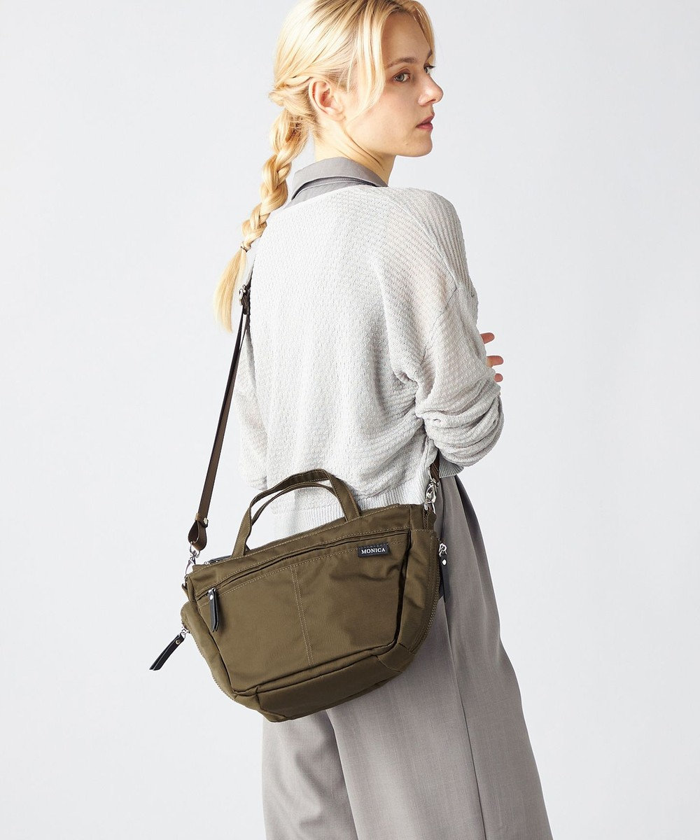 LA BAGAGERIE 【MONICA】サイドジップ2WAYトートバッグ 