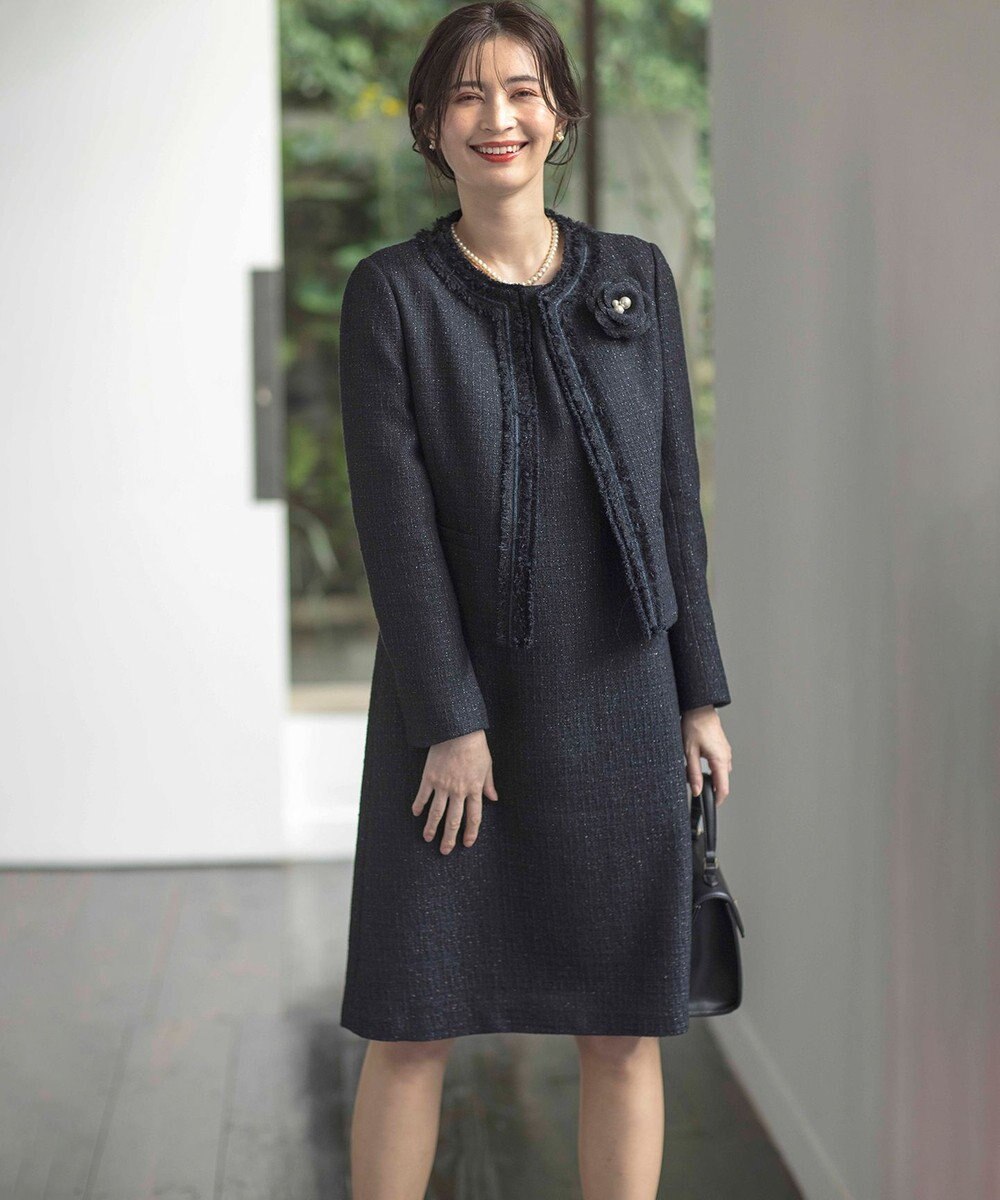 組曲 エアリーフラワーパールコサージュ 