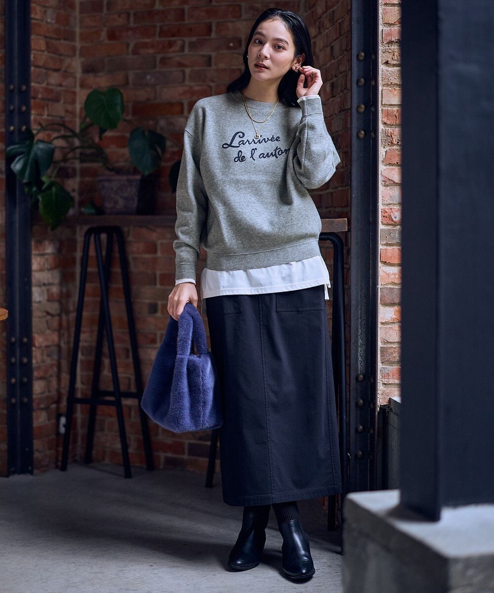 ANY 刺繍ロゴニット 