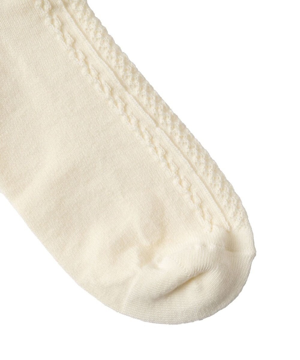 WEGO フリルリボンパターンクルーソックス 