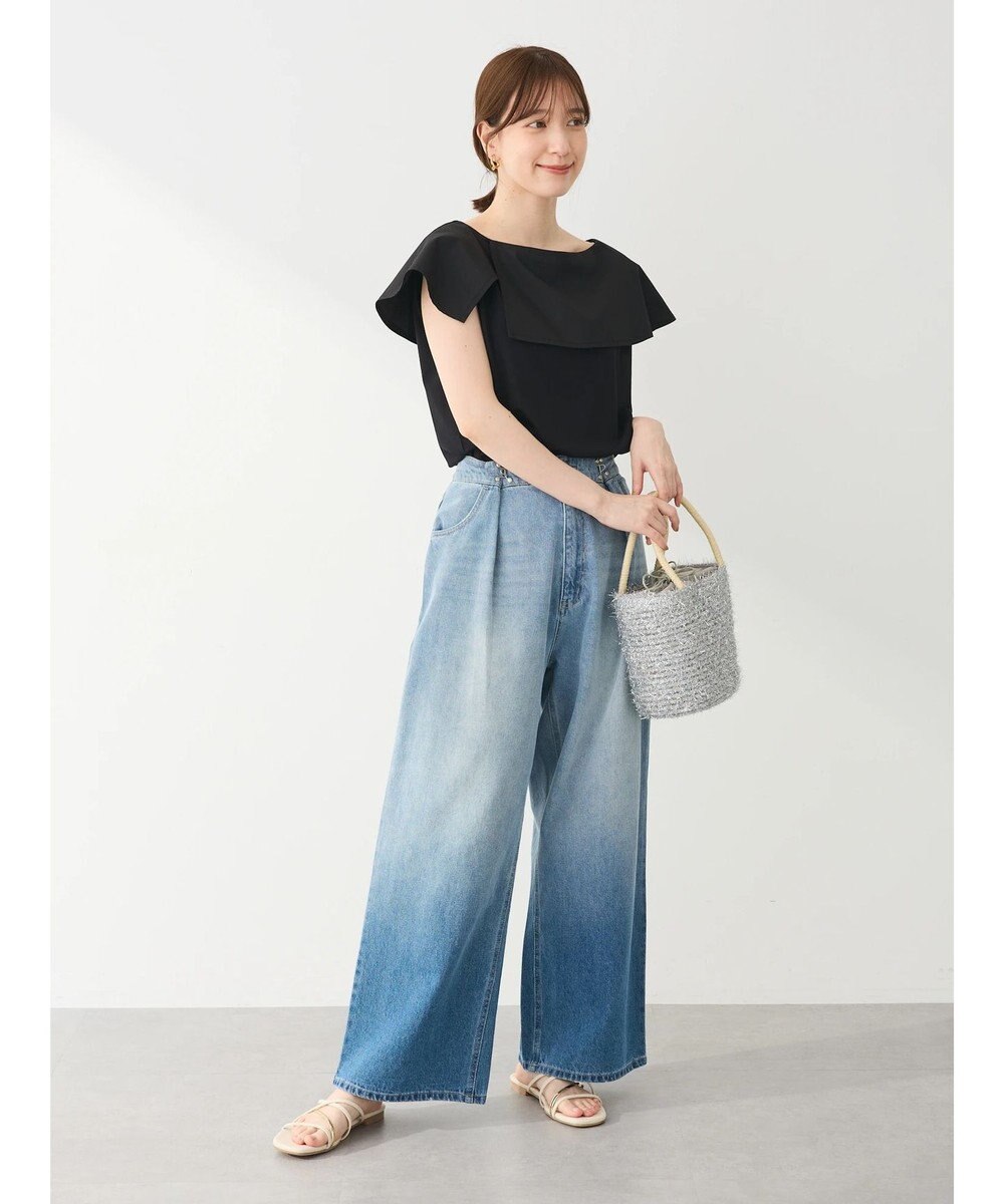 Green Parks オフショル風カットプルオーバー 