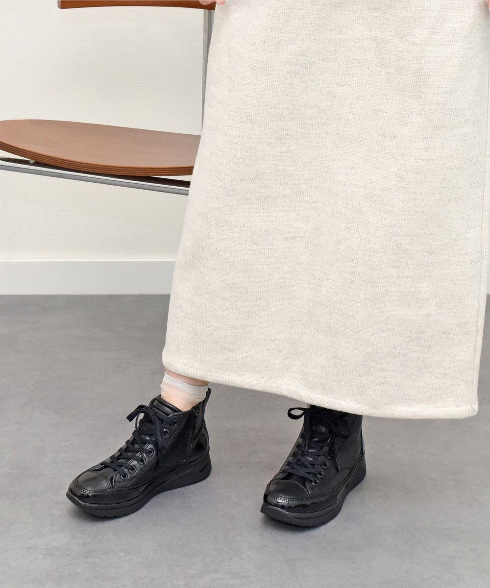 INTER-CHAUSSURES 【BUSSOLA】サイドジップハイカットスニーカー 