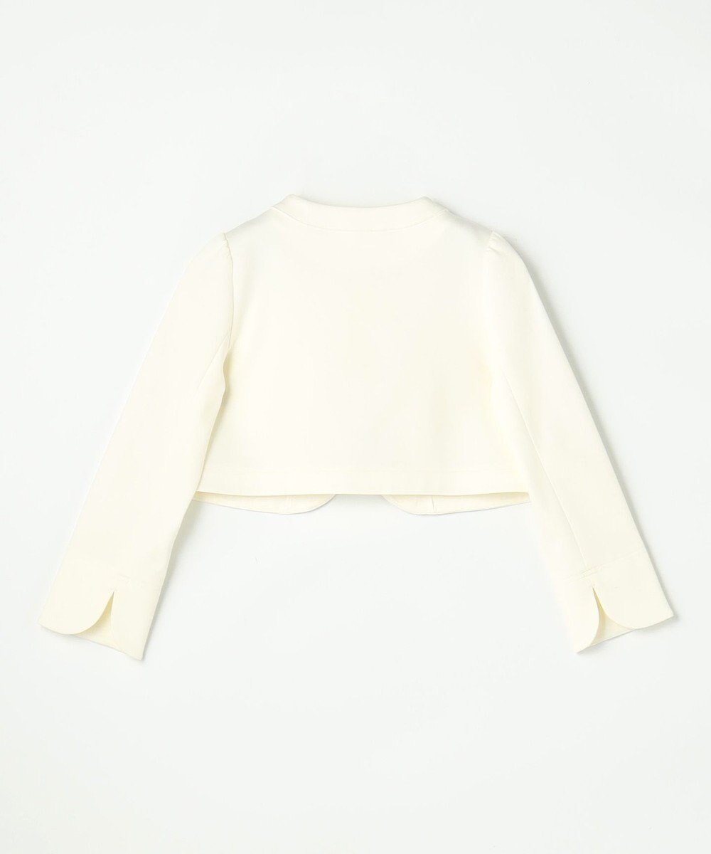 組曲 KIDS 【110-140㎝】 フラワーアーチワンピース＆ボレロジャケットセット 