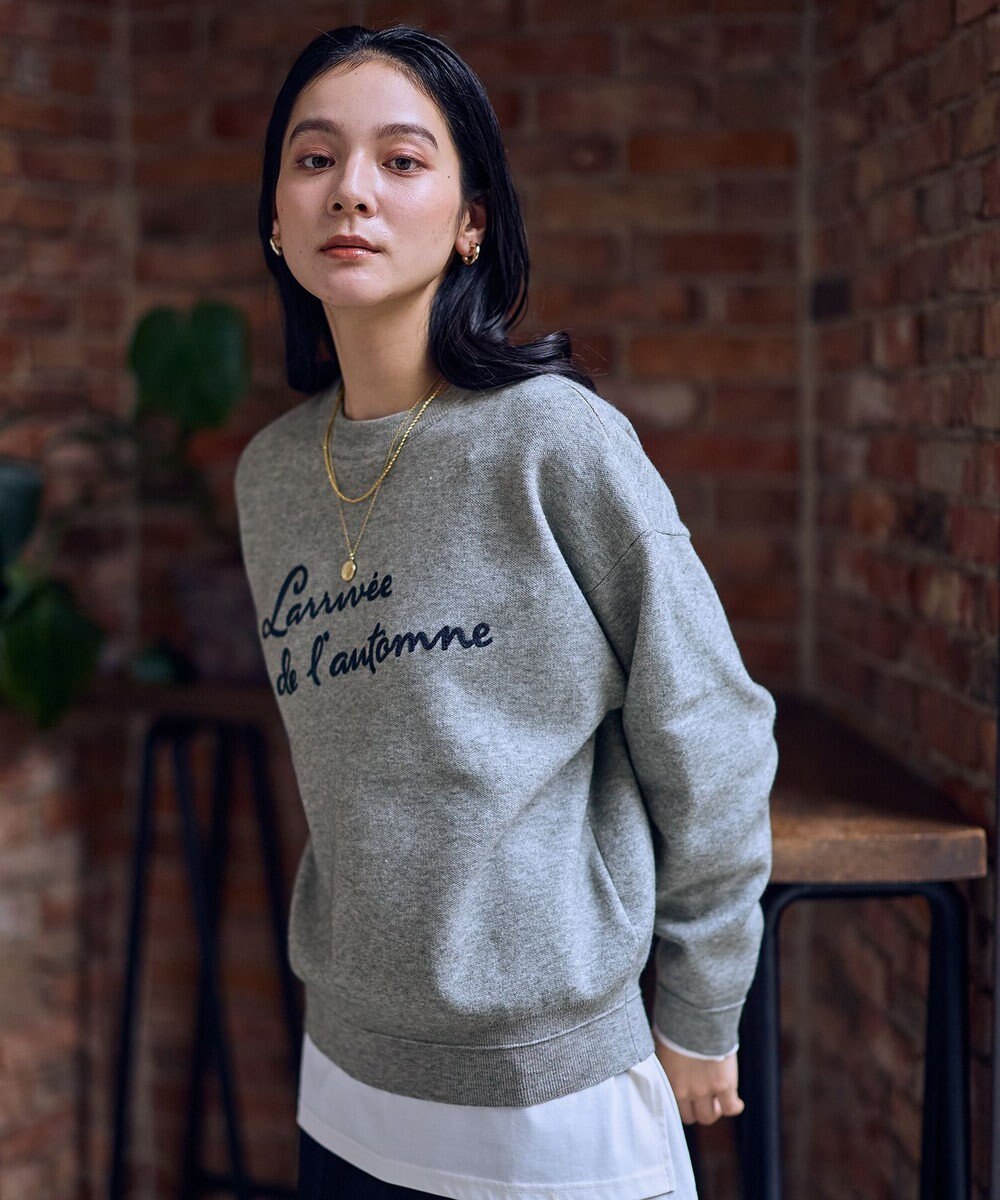 ANY 刺繍ロゴニット 