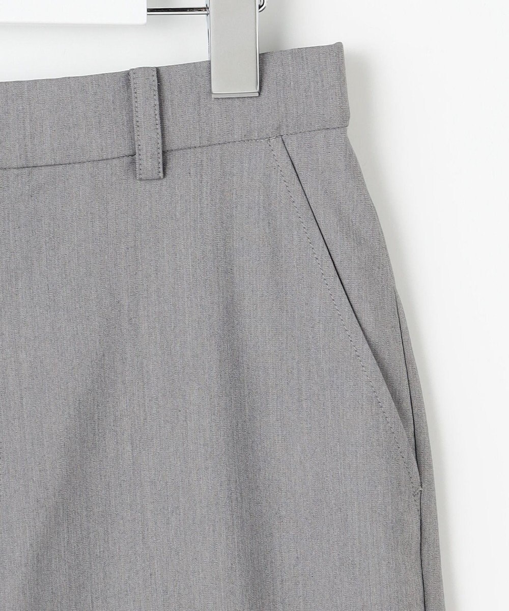 J.PRESS LADIES L SOFTシャンブレー テーパード パンツ 