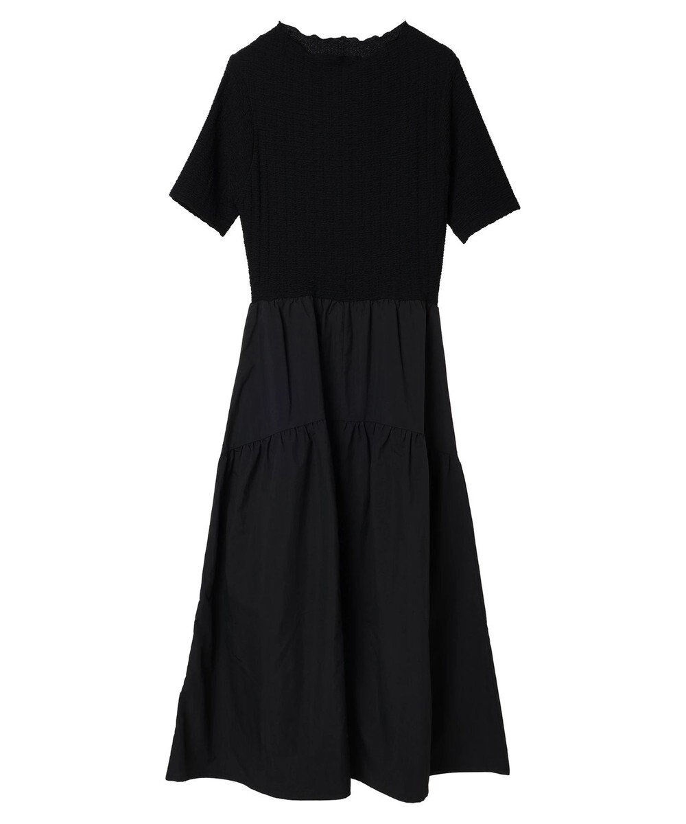 Green Parks しぼドッキングワンピース 