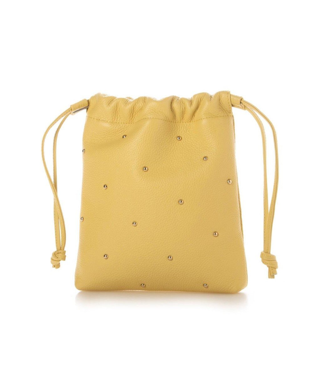 UNBILLION ペルケ perche / 牛革スタッズ・パラコード2wayドロストショルダー 