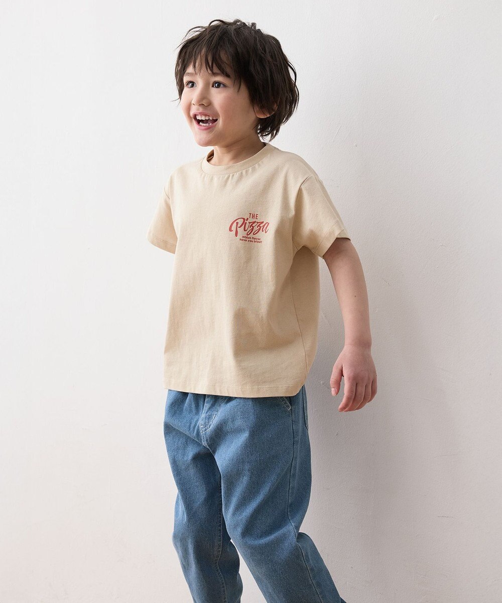 ANY KIDS バックプリント 半袖Tシャツ 