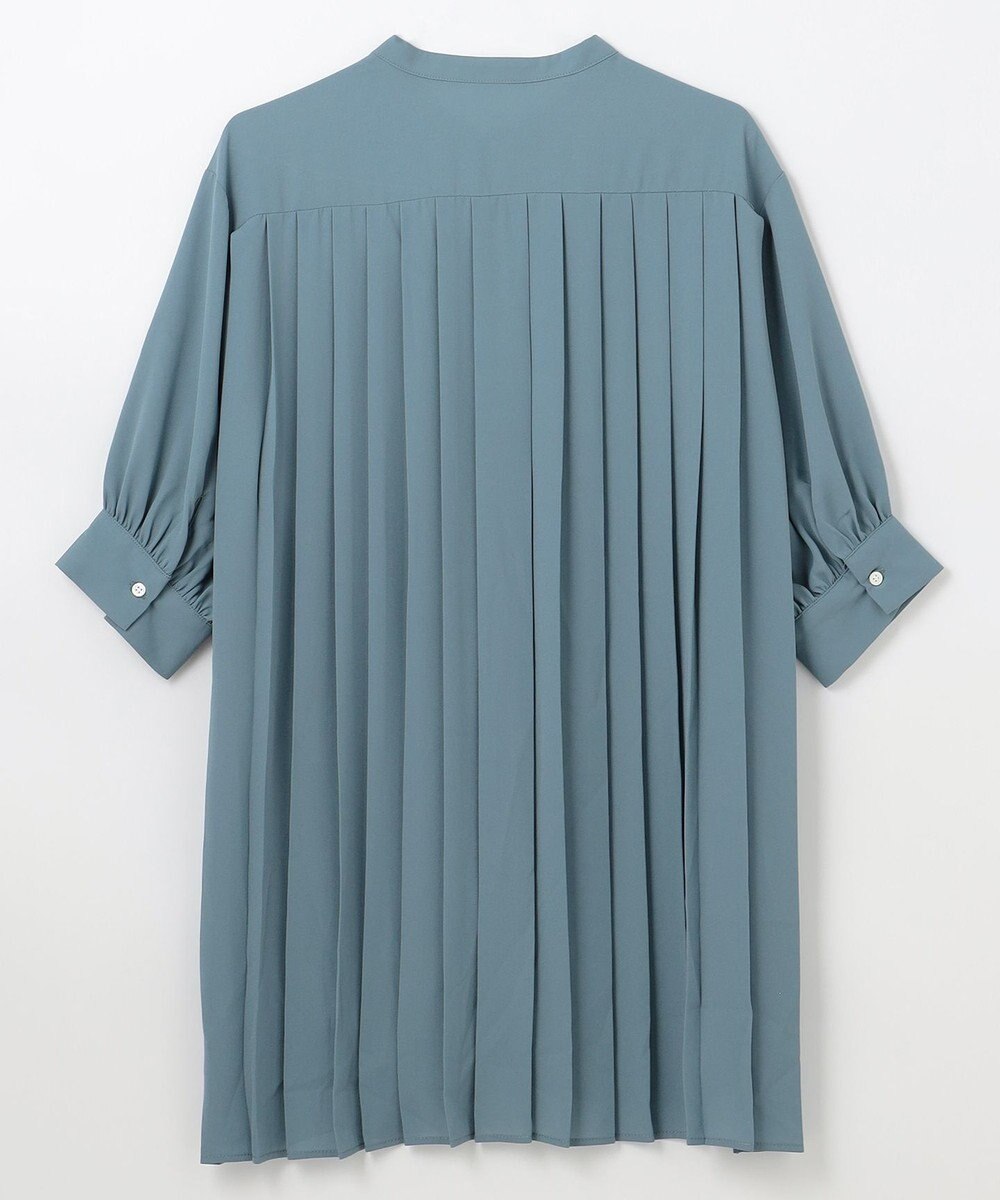 ANY L 【洗濯機可】バックプリーツシャツ 