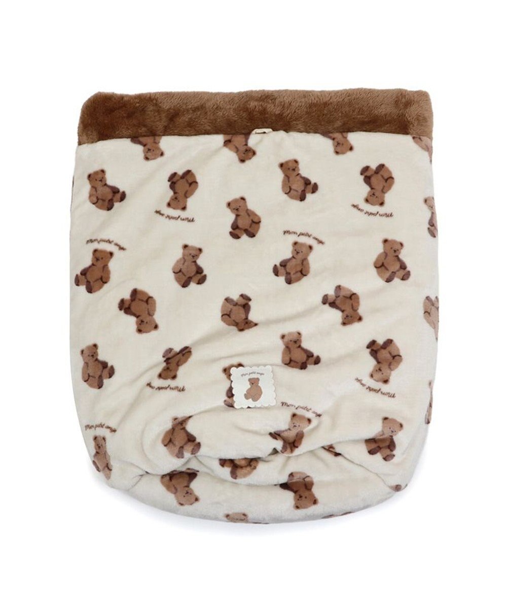 PET PARADISE ペットパラダイス くまちゃん 遠赤外線 寝袋  筒型 M (42×70cm) 