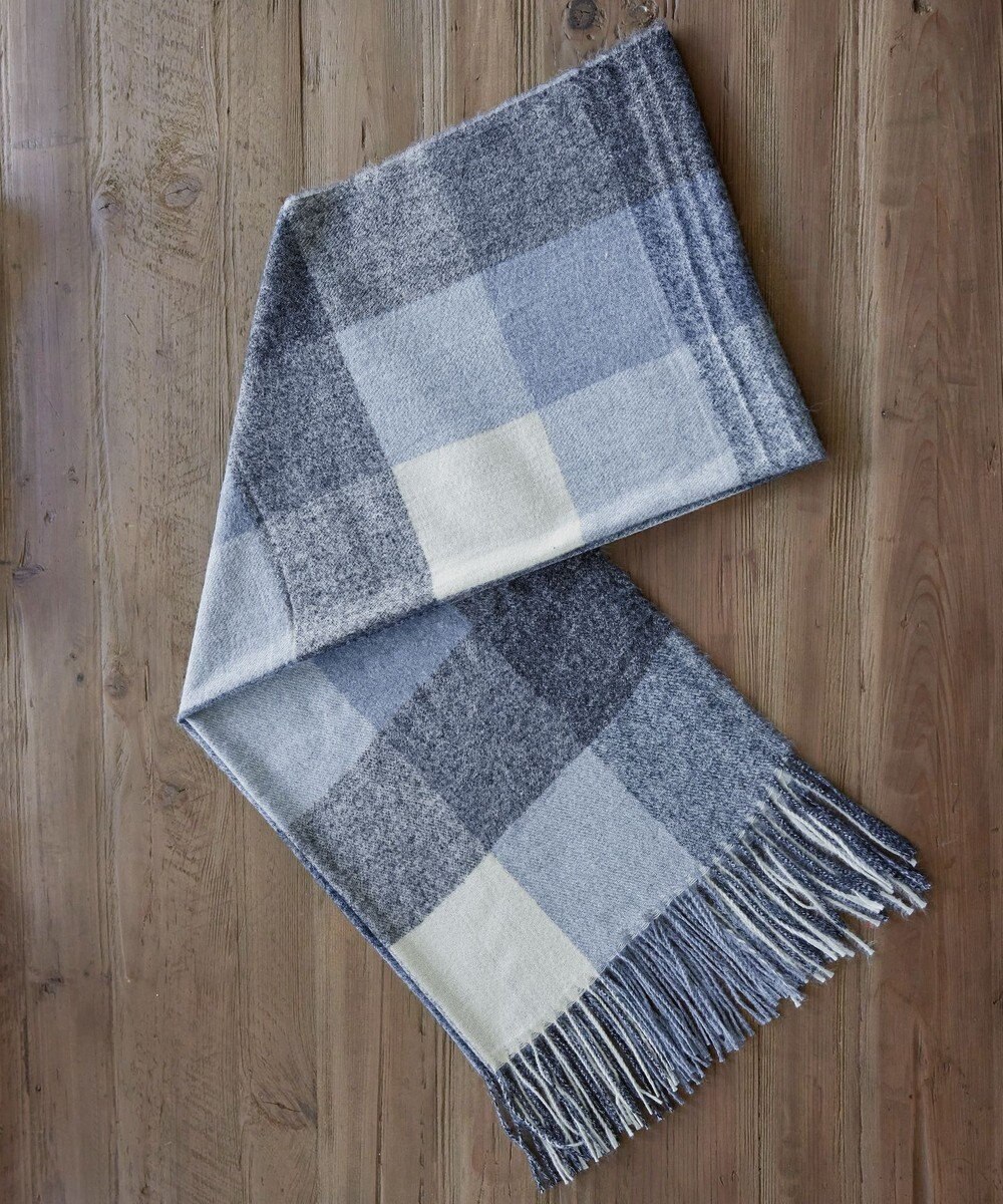 Tiaclasse 大判チェックマフラー 