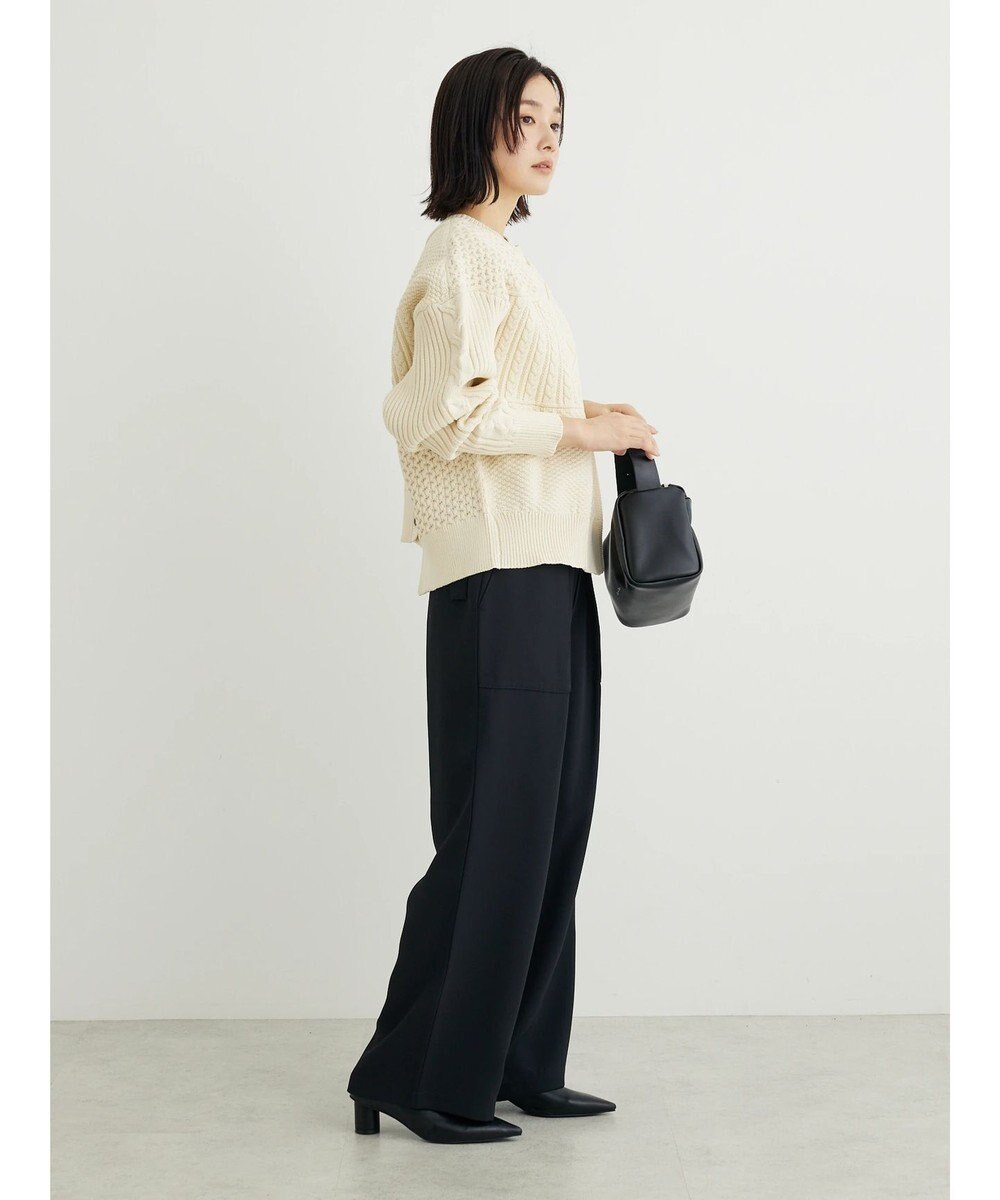 Green Parks ＫＢＦ　２ＷＡＹパッチワークニットカーディガン 