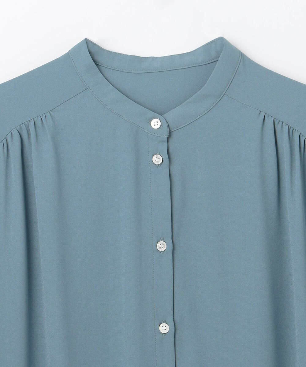 ANY L 【洗濯機可】バックプリーツシャツ 