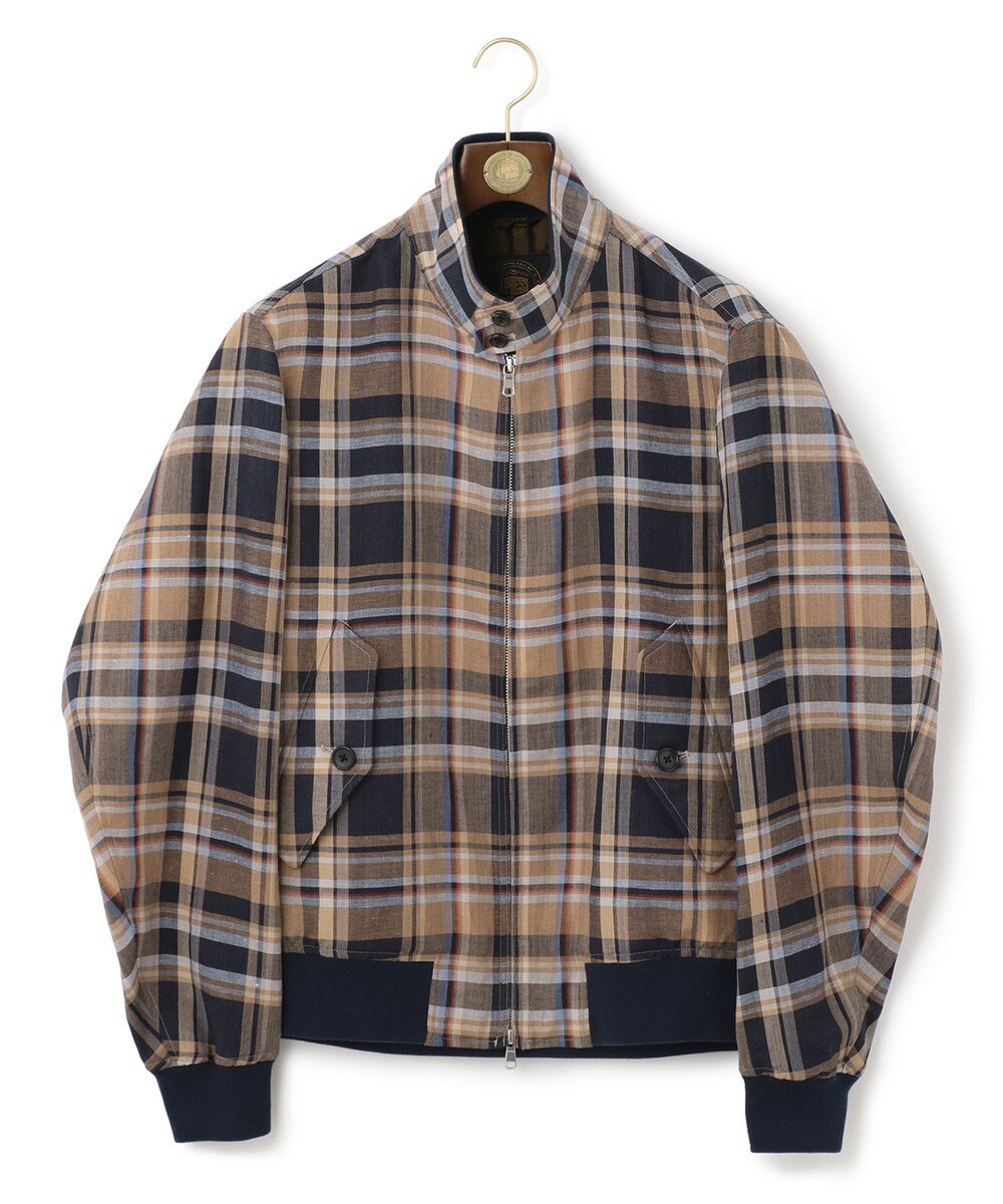 【120th Anniversary】J.PRESS × FOX BROTHERS IVY CHECK GOLF JACKET, ベージュ系4, M