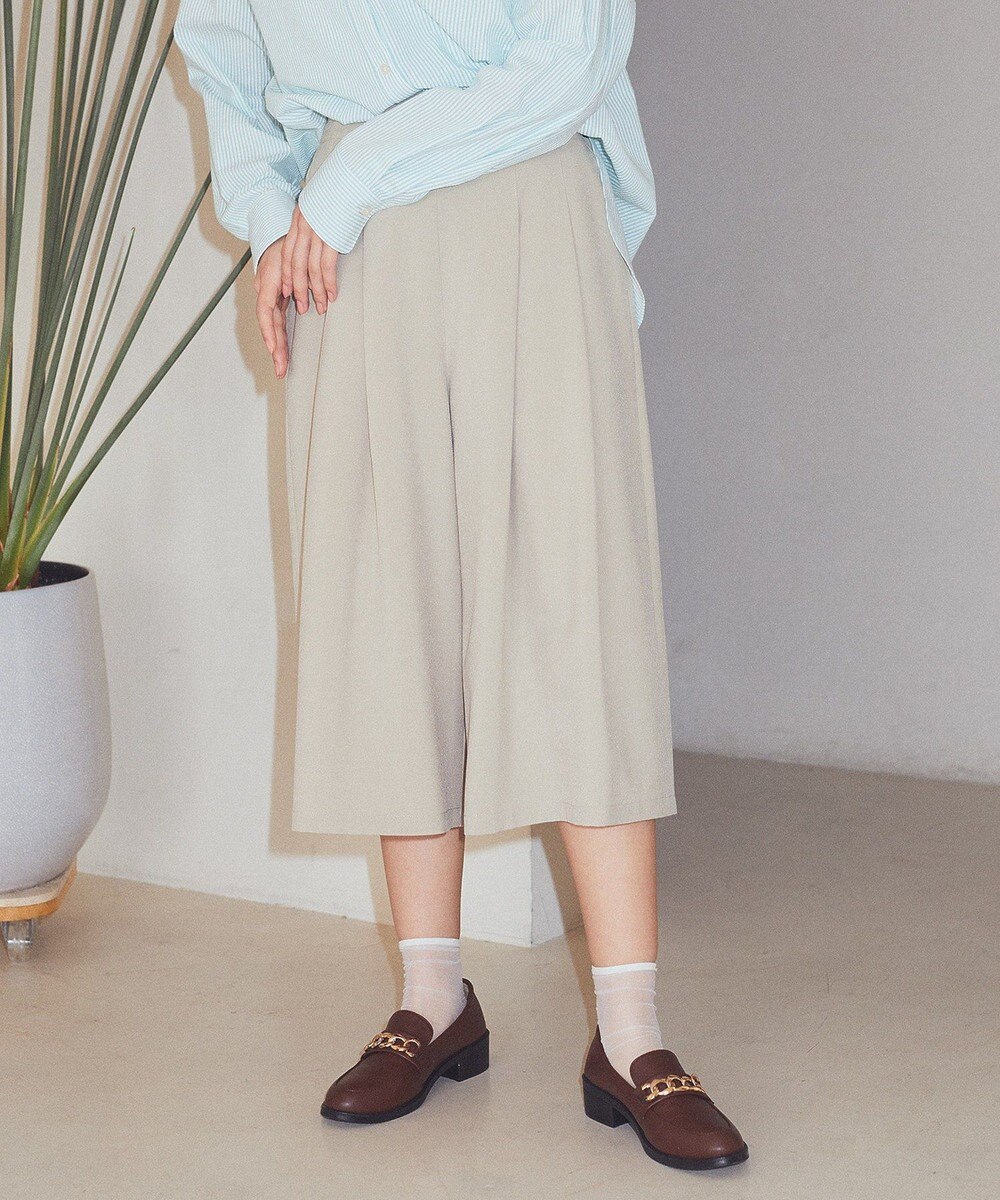 earth music&ecology 選べる丈タックスカーチョ 