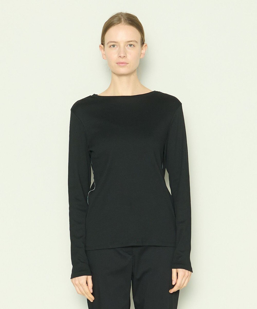 JOSEPH 【洗える】クリーミーリブ　ロングスリーブトップス 