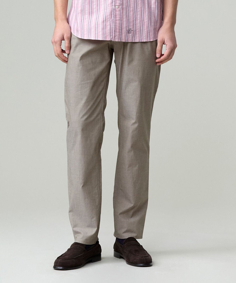 J.PRESS MEN 【ストレッチ】シャンブレーストレッチツイル パンツ 
