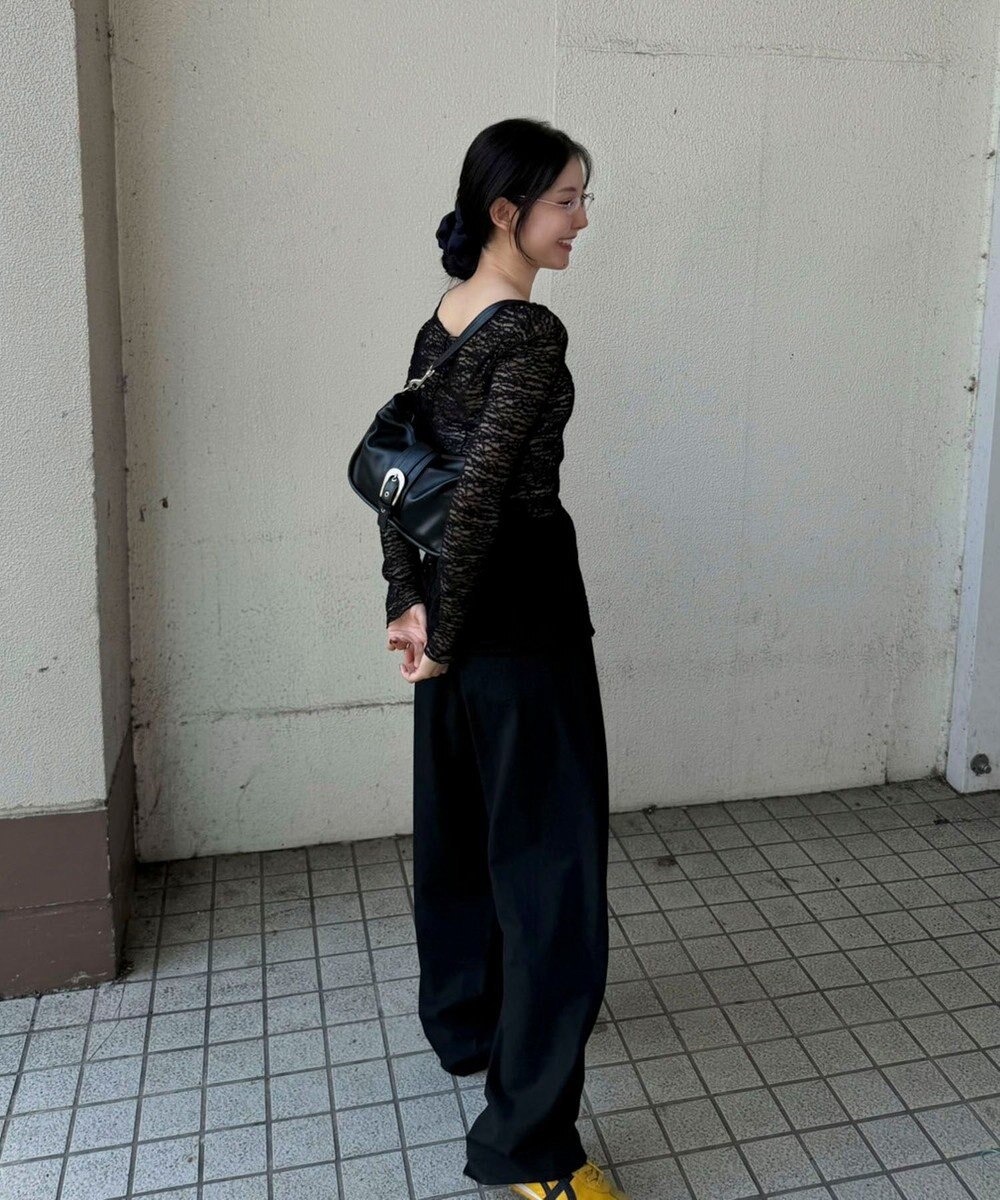 Green Parks カットワークデザインレーストップス 