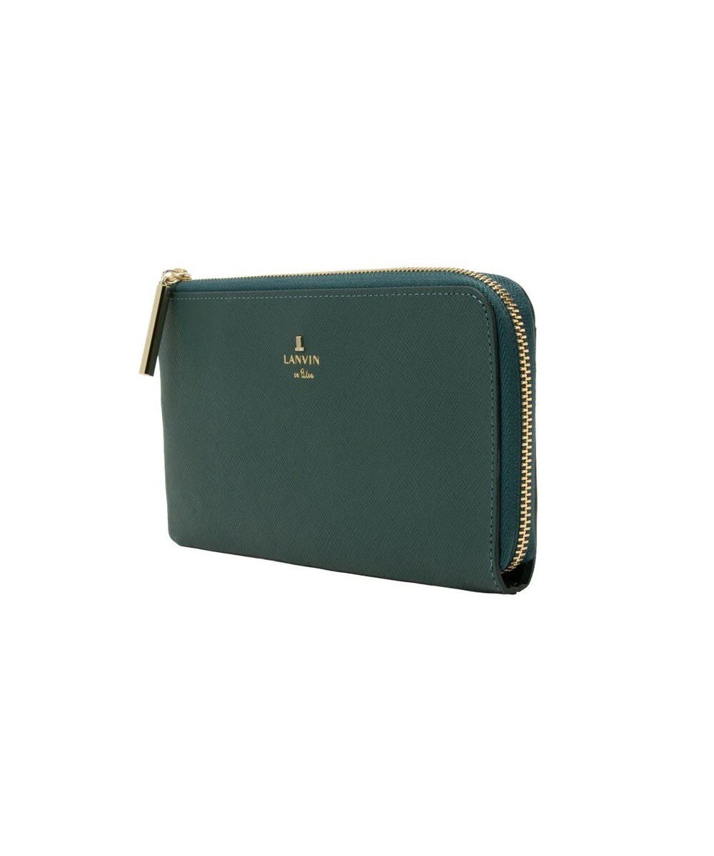 LANVIN en Bleu リュクサンブール Lファスナー長財布 