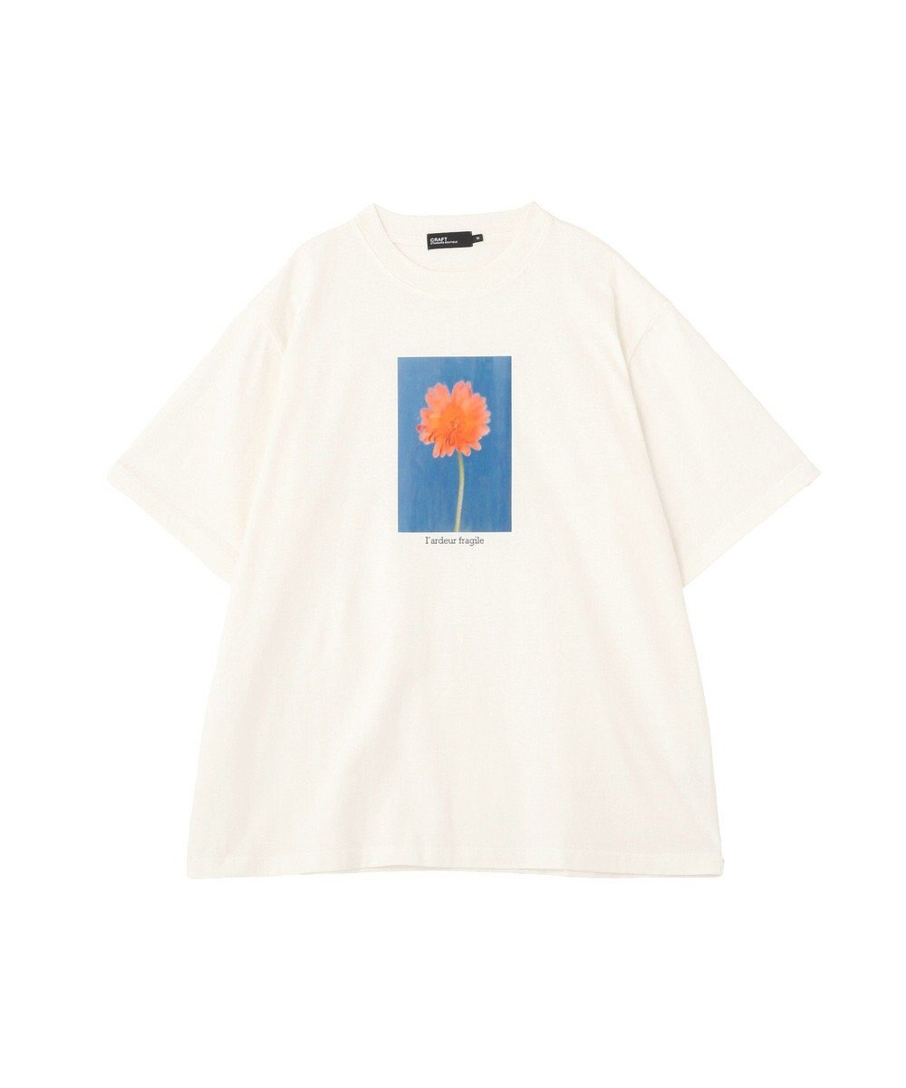 CRAFT STANDARD BOUTIQUE フラワープリントグラフィックＴシャツ 