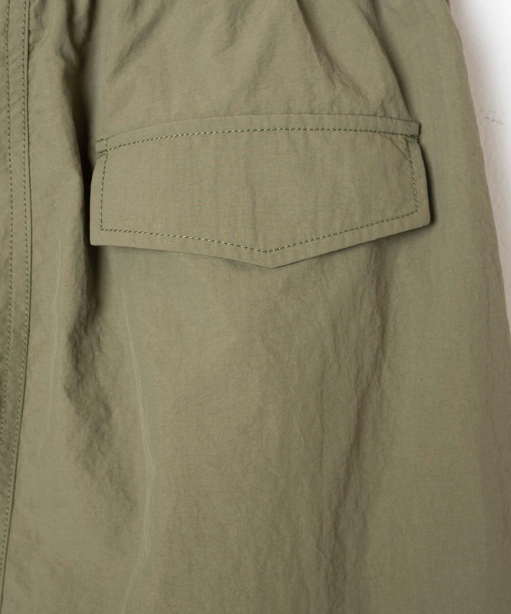 WEGO 【ウエストゴム】ナイロンイージーワイドカーゴパンツ 