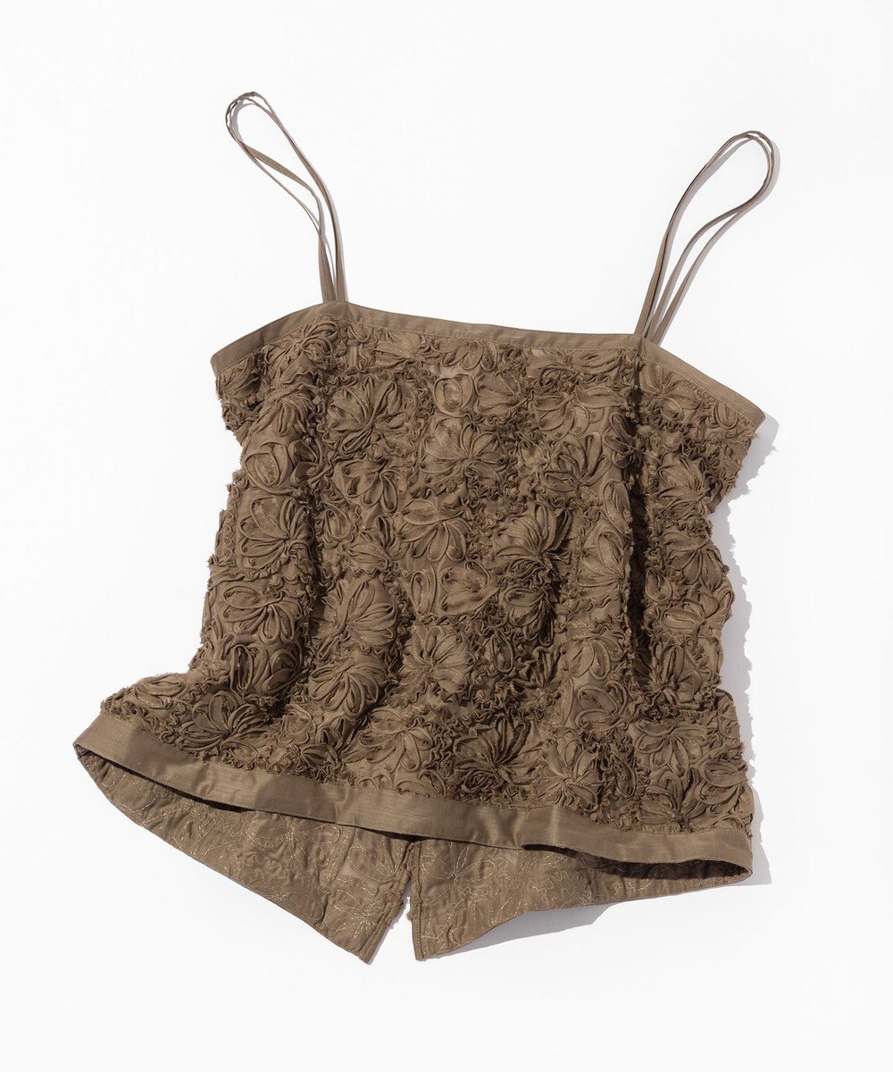 23区 リボンエンブロイダリー キャミソール 