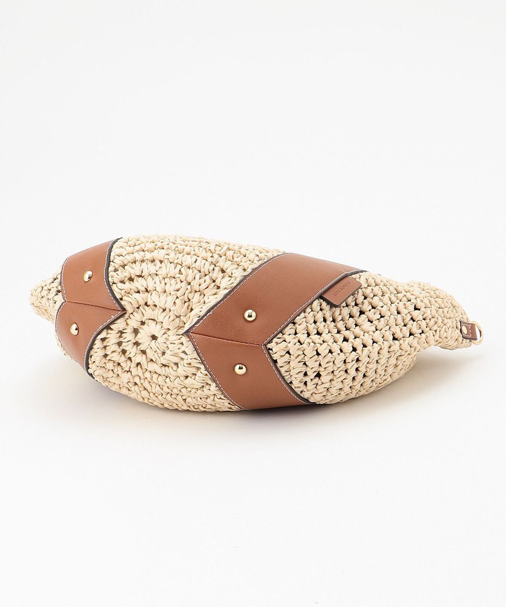 LA BAGAGERIE 【maison vert】 【ペーパー素材・多収納】ラウンド2WAYかごバッグ 