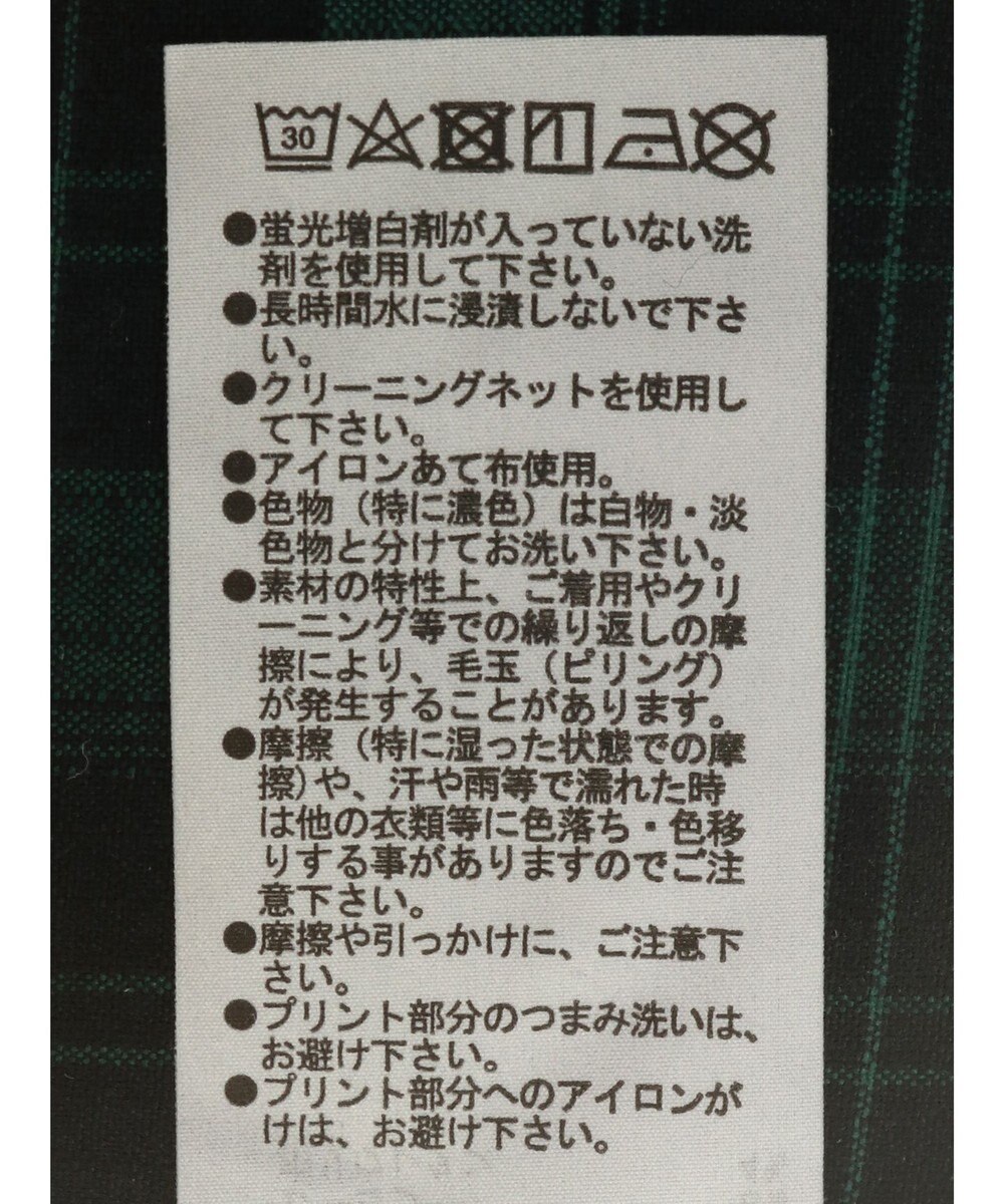 Green Parks ＥＧＯＩＳＴ　チェックロゴシャツチュニック 