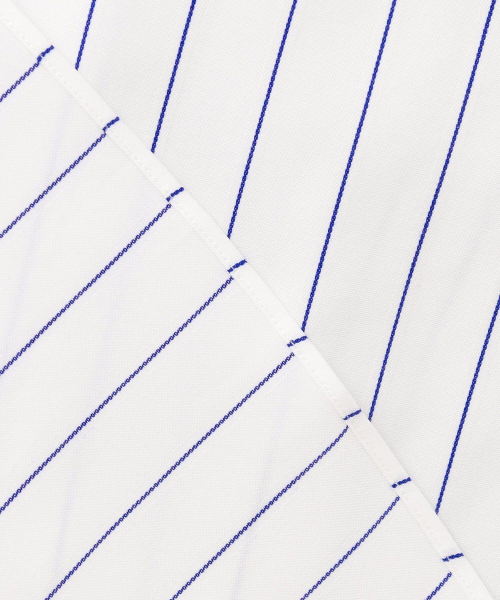 J.PRESS MEN 【PREMIUM PLEATS / 形態安定】スーピマコットンボールドストライプ ドレスシャツ / B.D. 