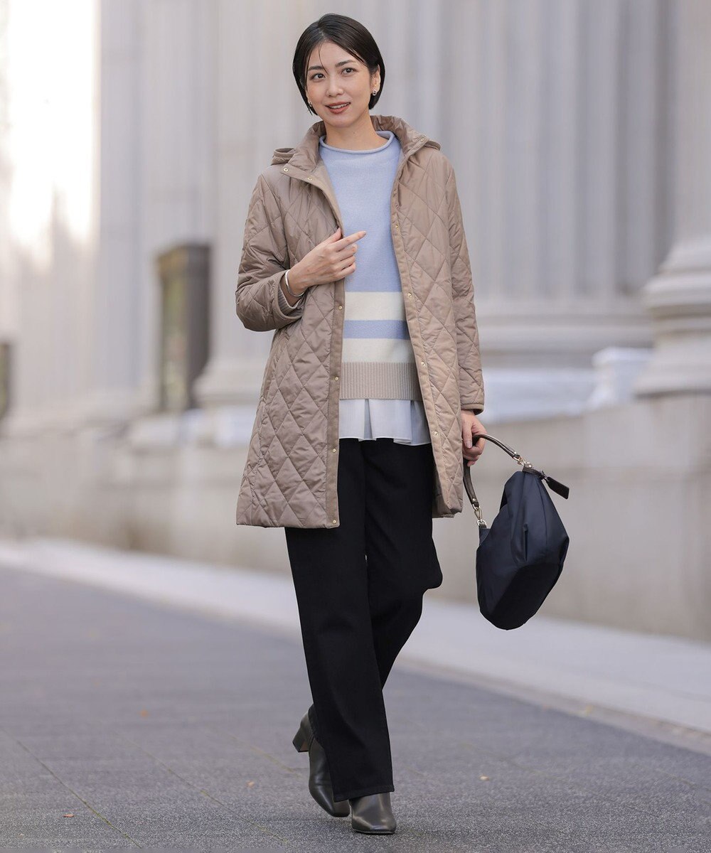 J.PRESS LADIES L 【WEB限定カラーあり】レイヤードジャージー フレア カットソー 