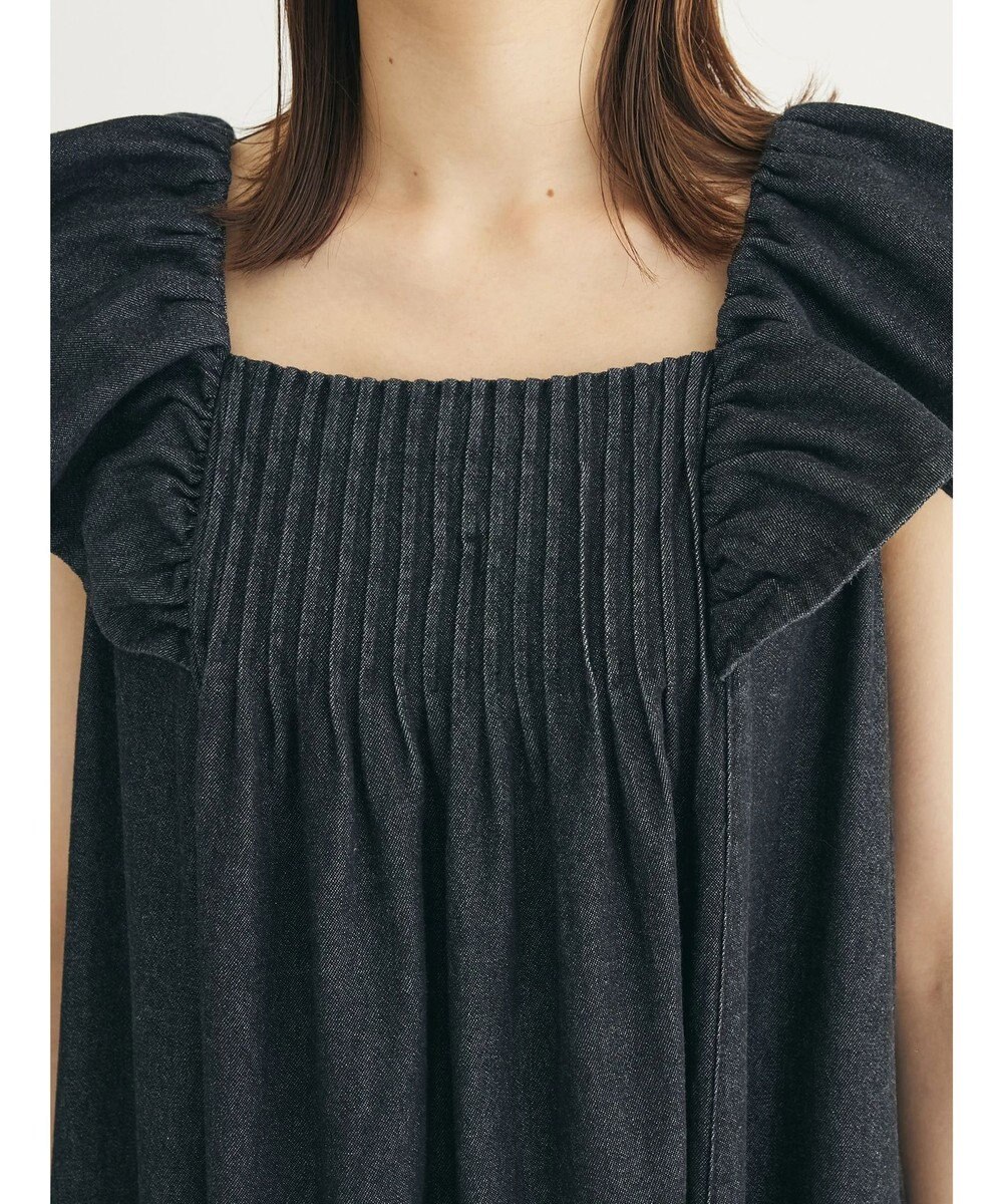 Green Parks ■ＥＳＣＡＲ　デニムピンタックワンピース 