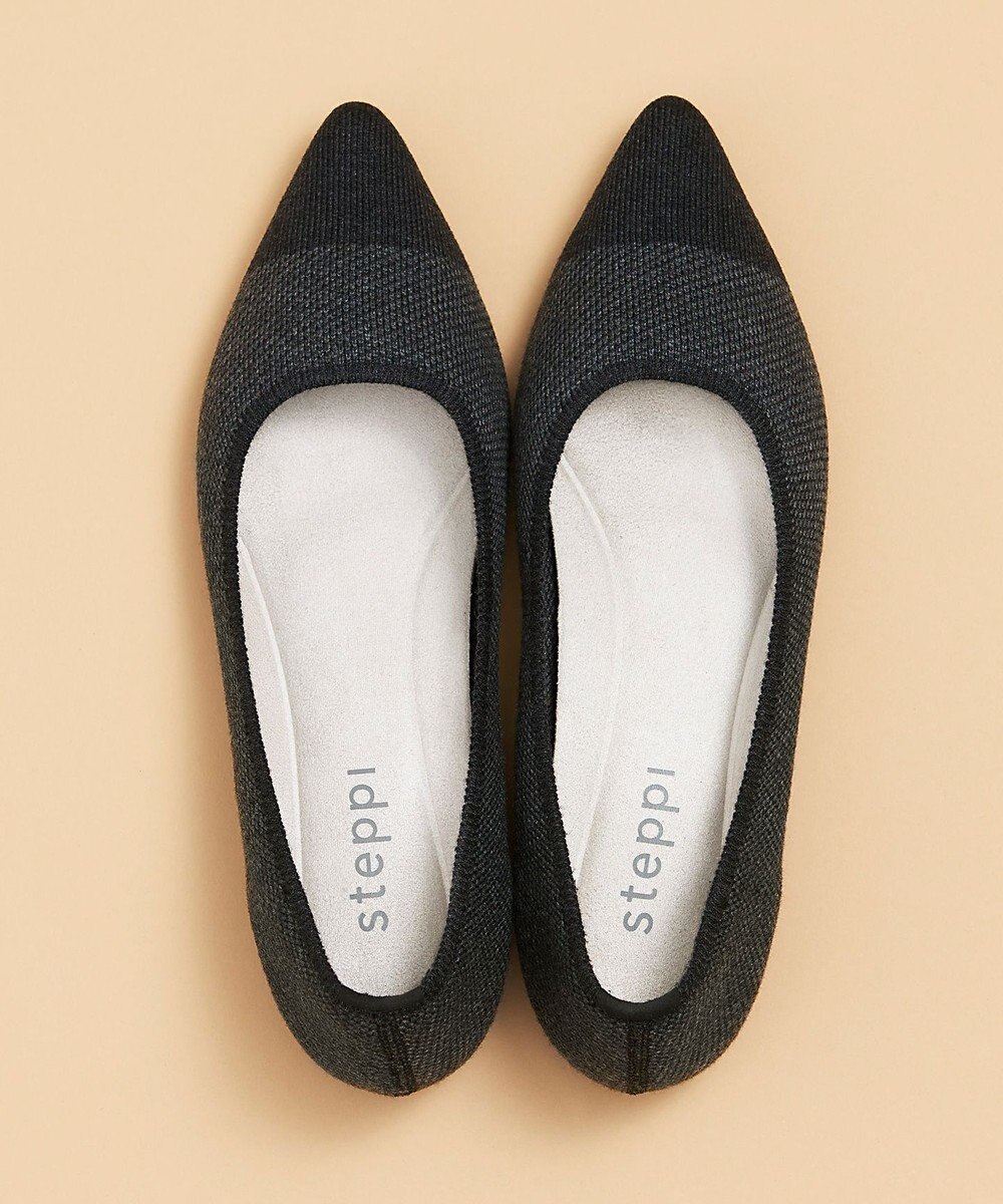 steppi 【洗える】起毛 ポインテッドパンプス 