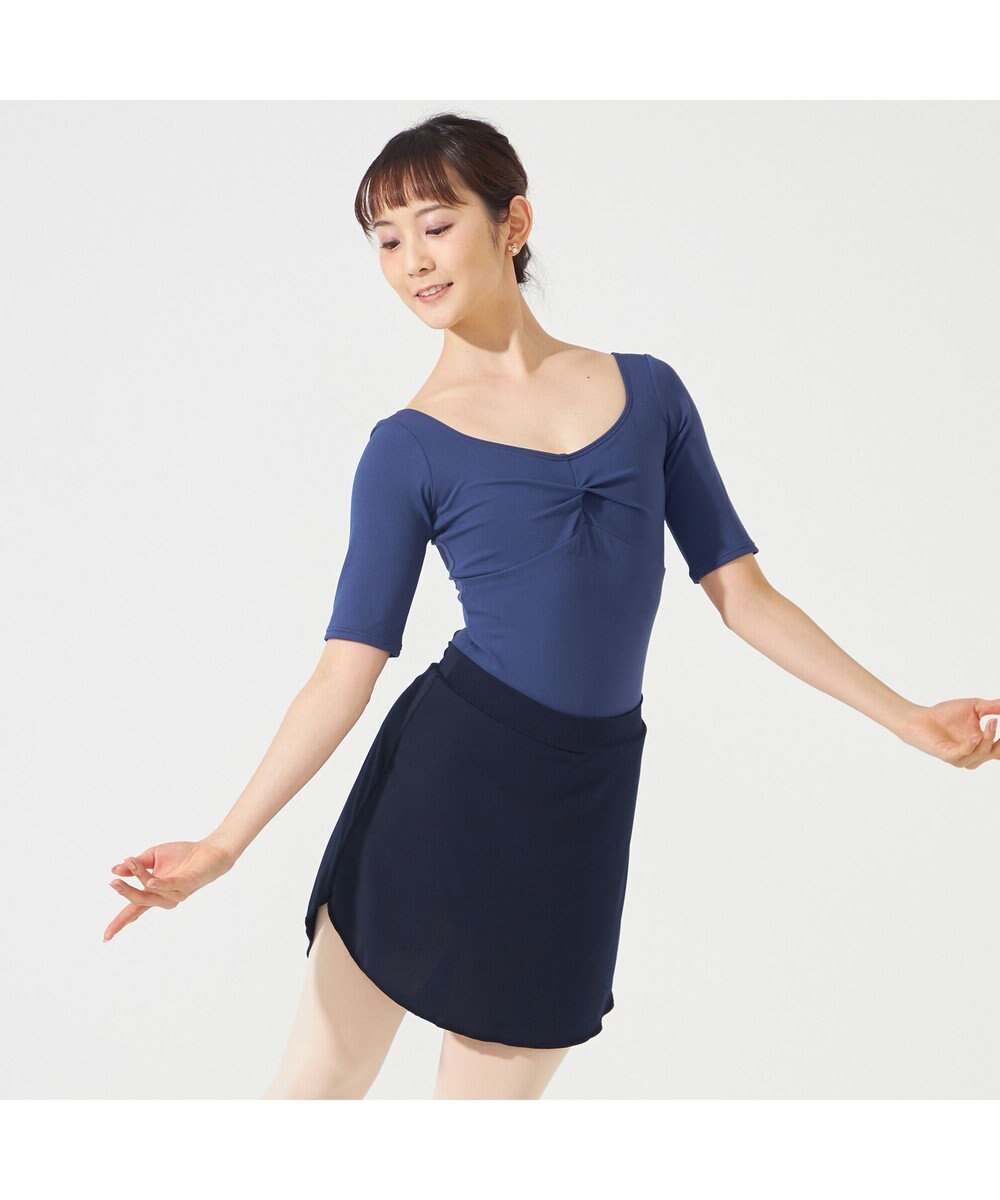 Chacott 5分袖レオタード 