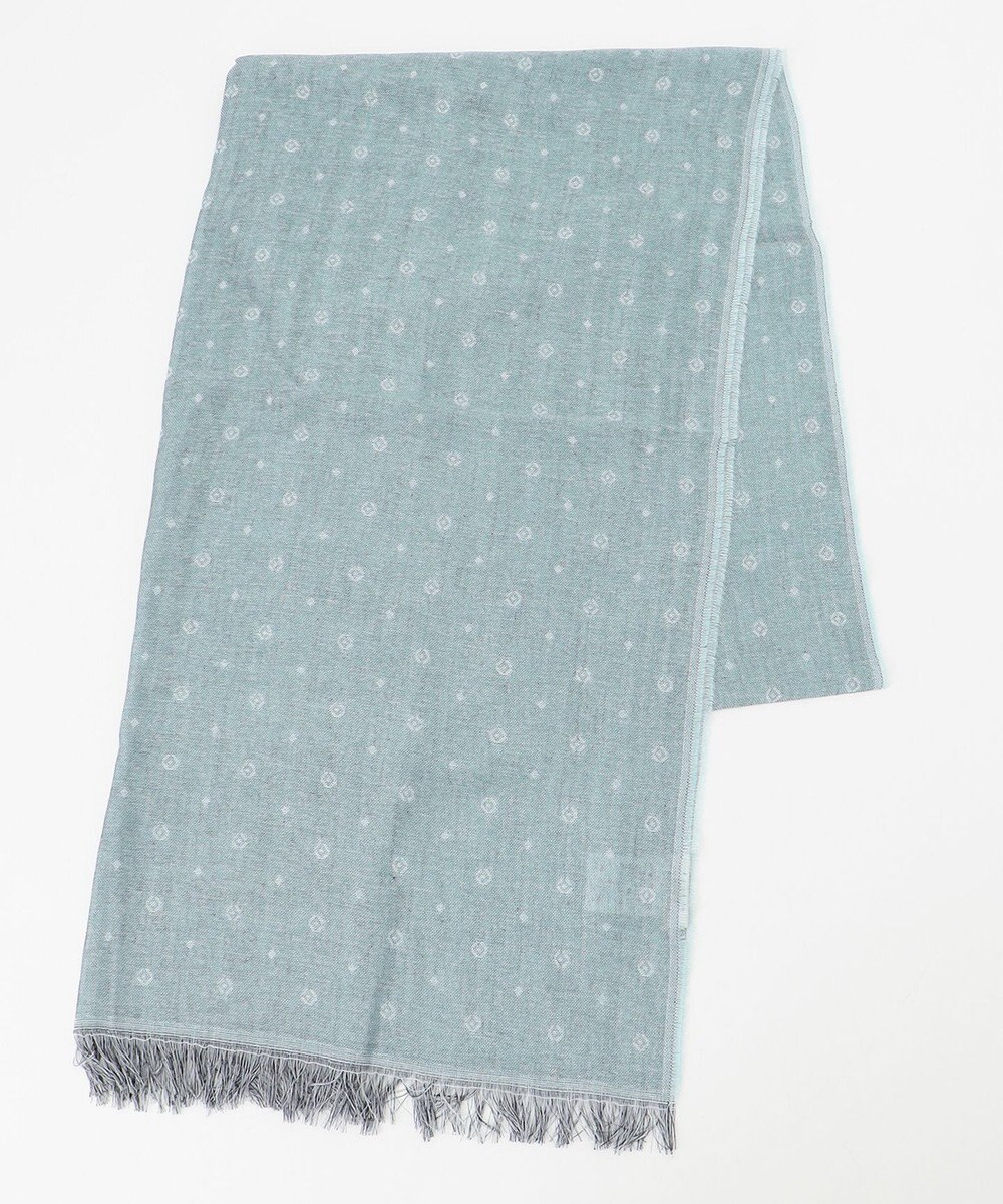 JOSEPH ABBOUD 【イタリア製】クレストドットジャガード ストール 