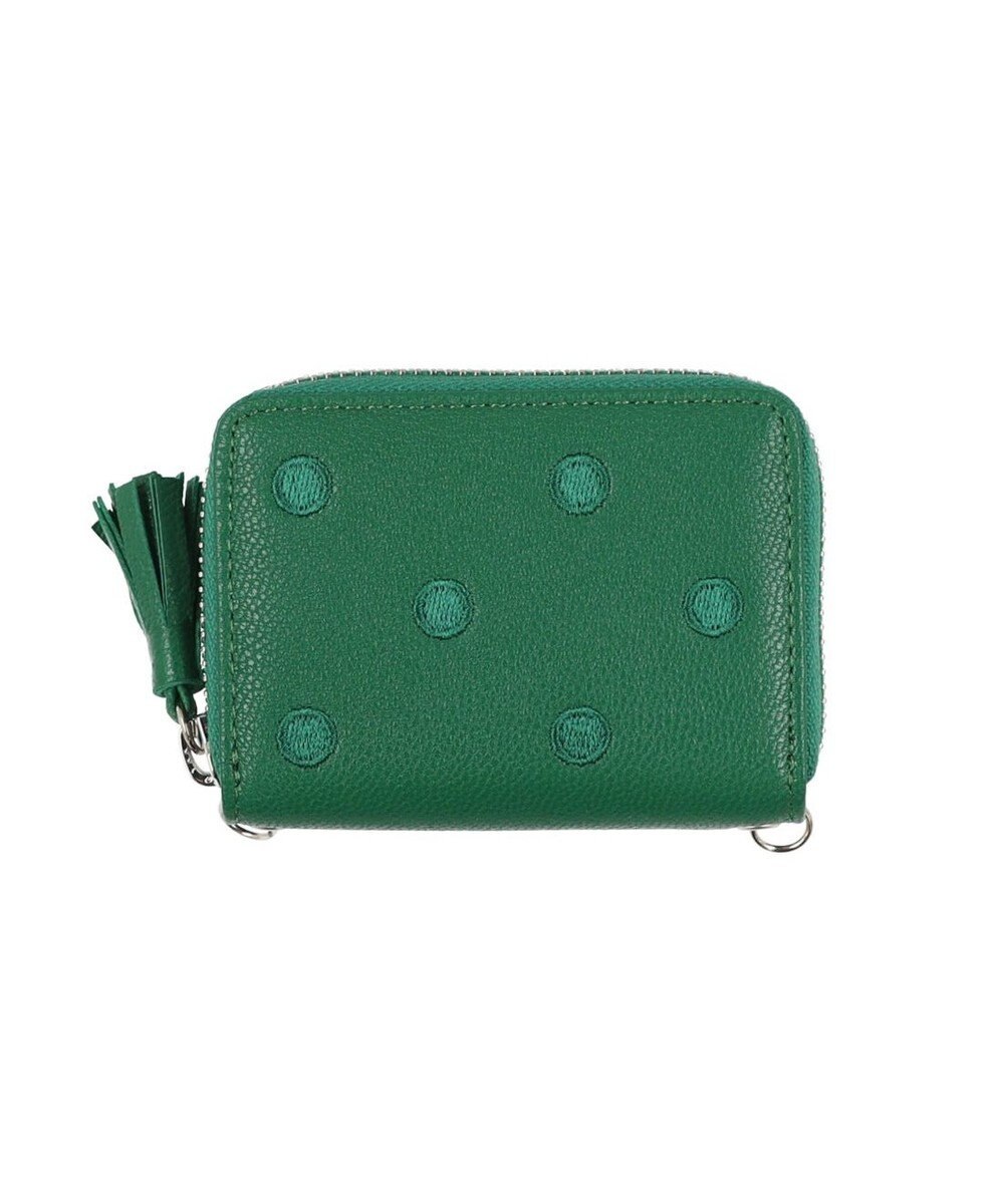 UNBILLION ペルケ perche / ドット刺繍ジャバラチャームウォレットショルダー 