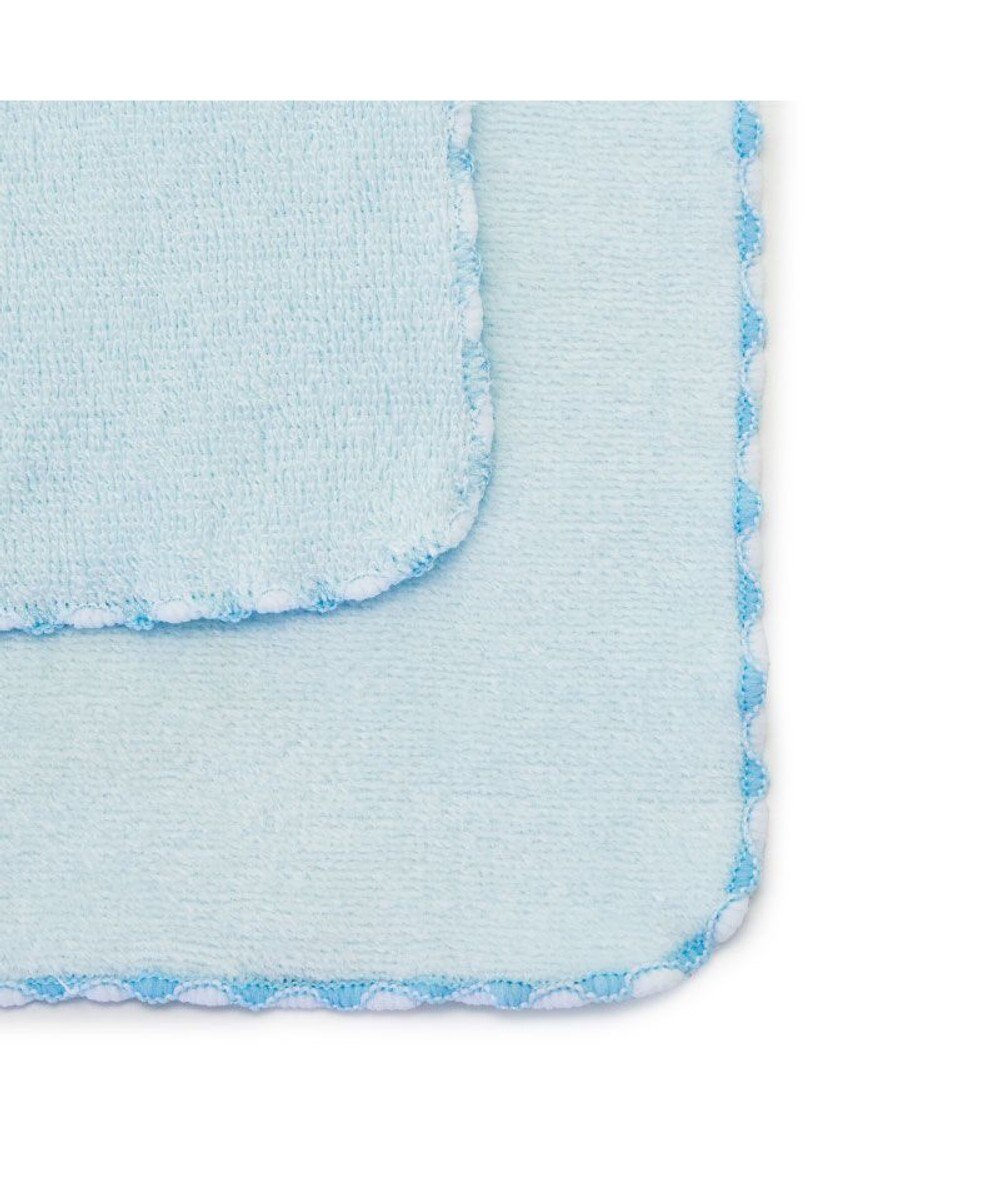 Mother garden しろたん サガラミニタオル  《青》 単品 25cm×25cm 