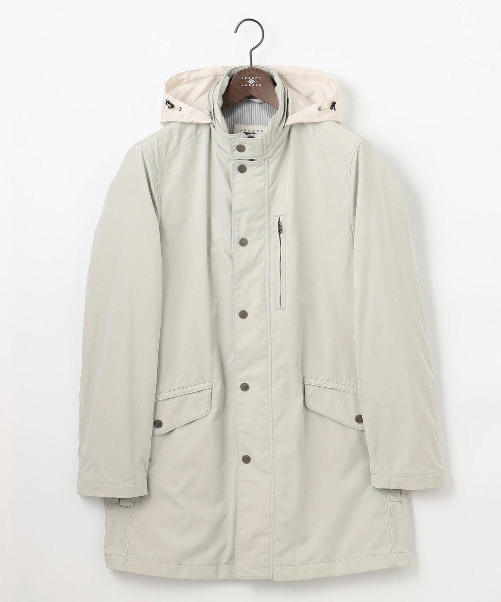 JOSEPH ABBOUD 【25SS・7ポケット/軽量/ECO撥水/インフード】ライトマイクロリップピーチ コート 