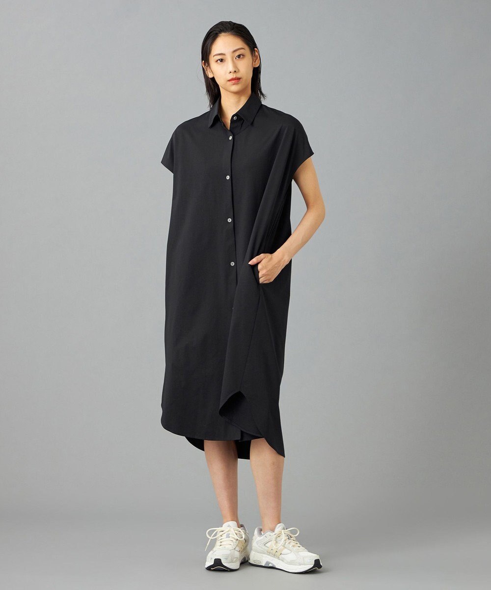 Chacott Chacott BALANCE EasyCare+ シャツワンピース 