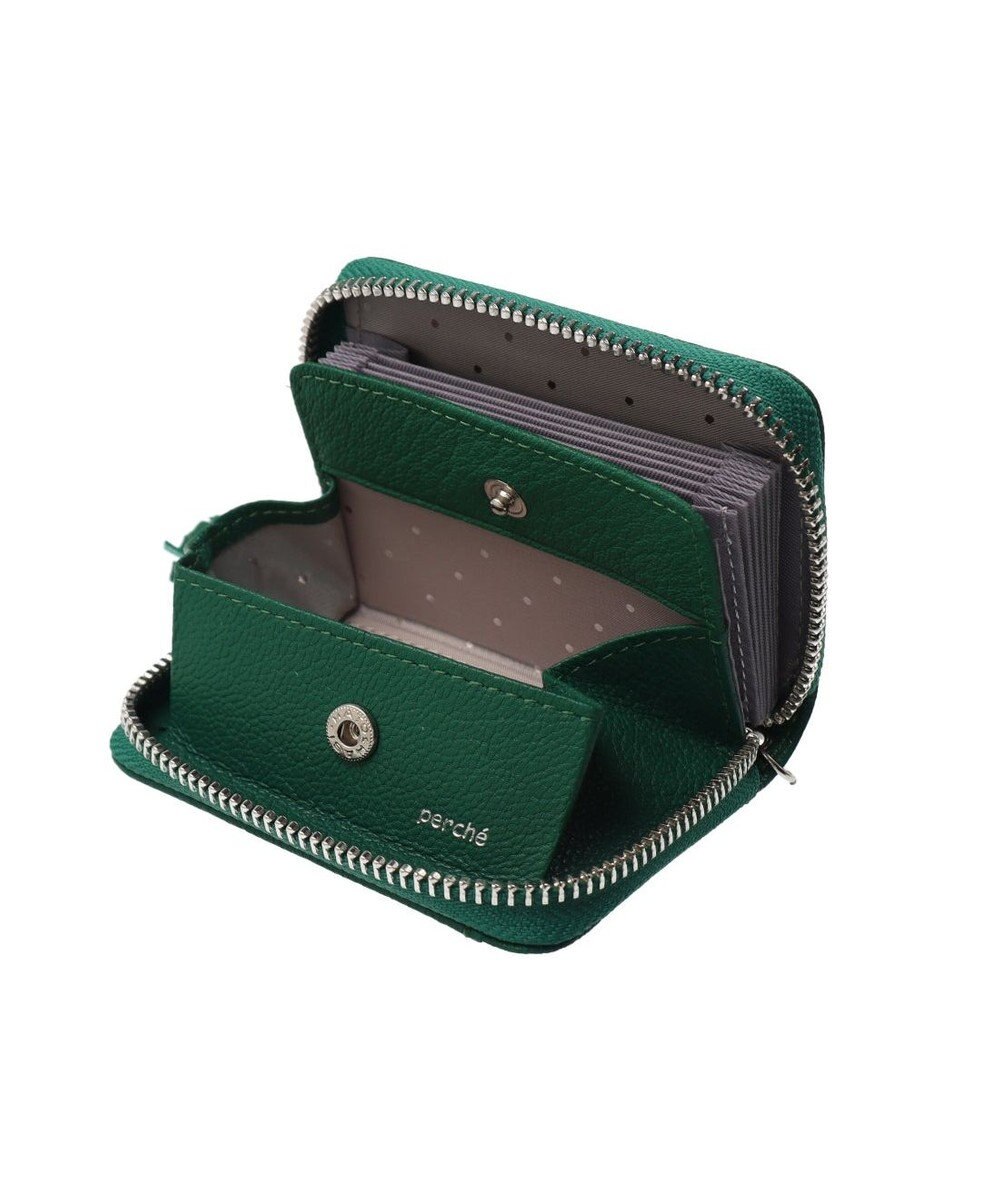 UNBILLION ペルケ perche / ドット刺繍ジャバラチャームウォレットショルダー 