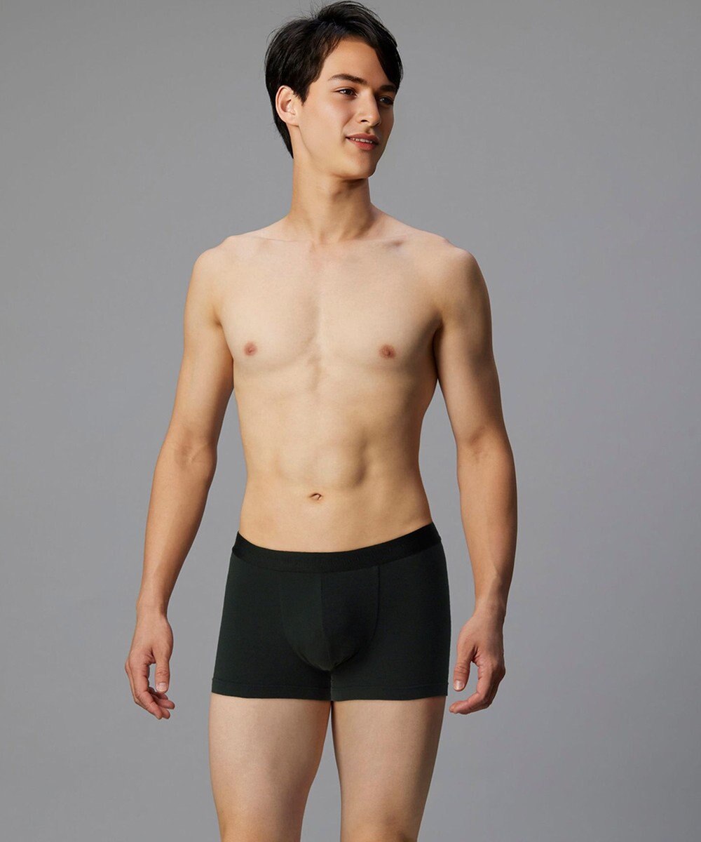 WACOAL MEN ボクサーパンツ オーガニック綿混(本体) フロント快適設計 肌あたり軽減設計 前閉じ 下着 GT3430 /ブロス バイ ワコールメン 