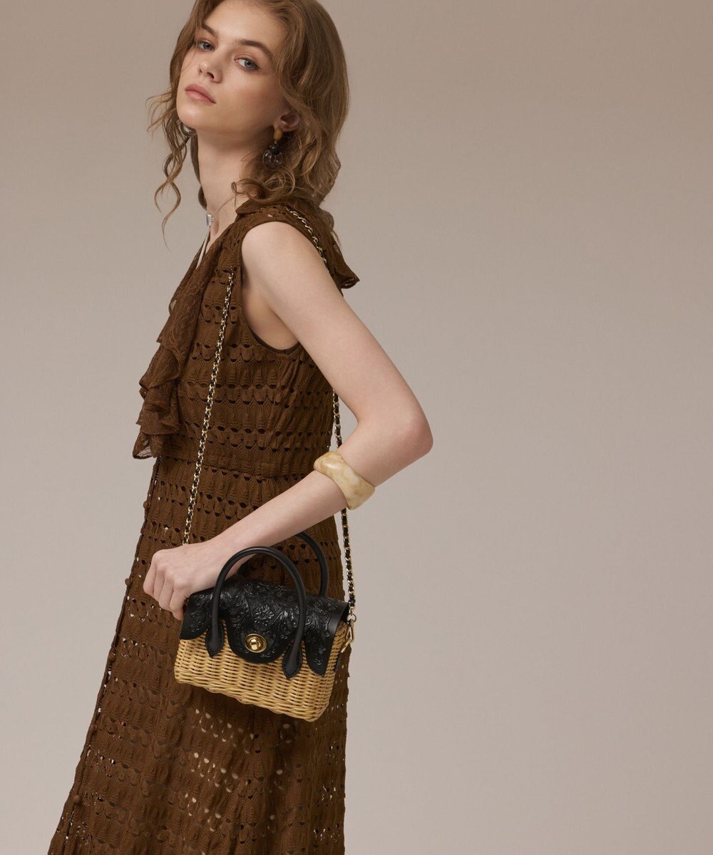 GRACE CONTINENTAL Micro RattanBag 