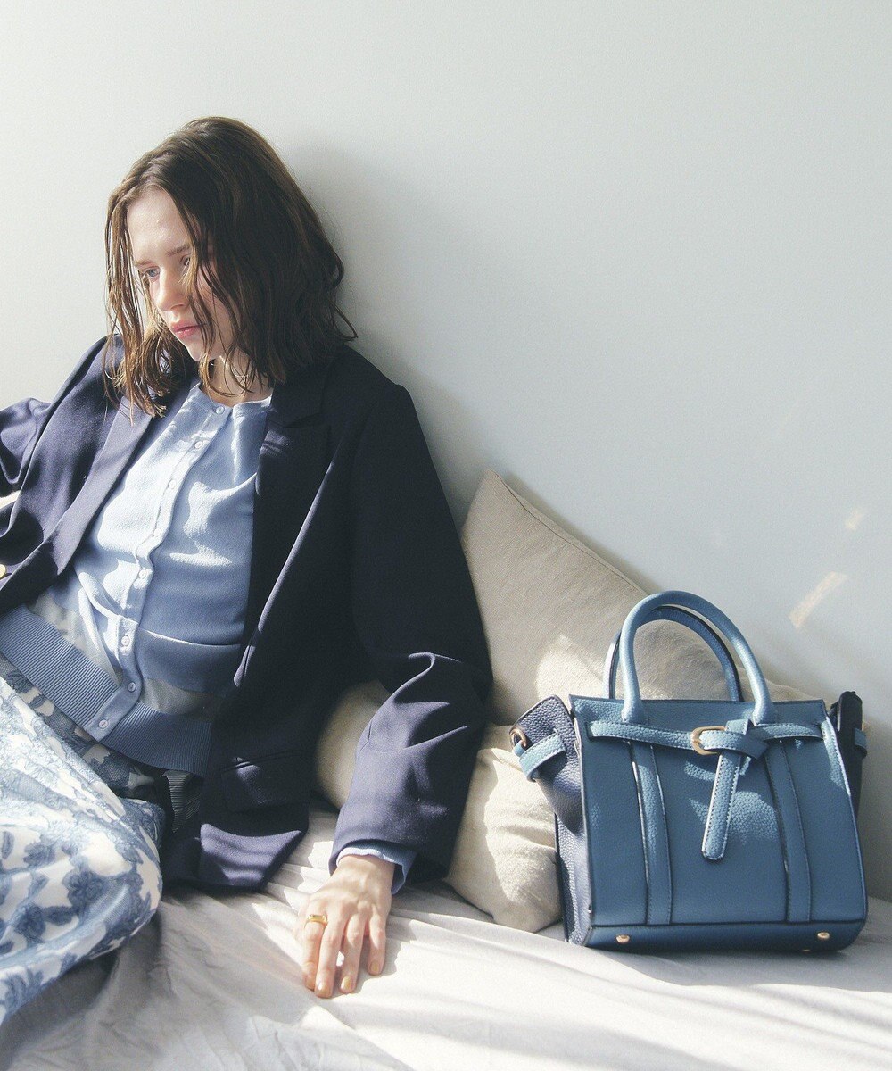 YECCA VECCA 2wayベルトデザインハンドバッグ 